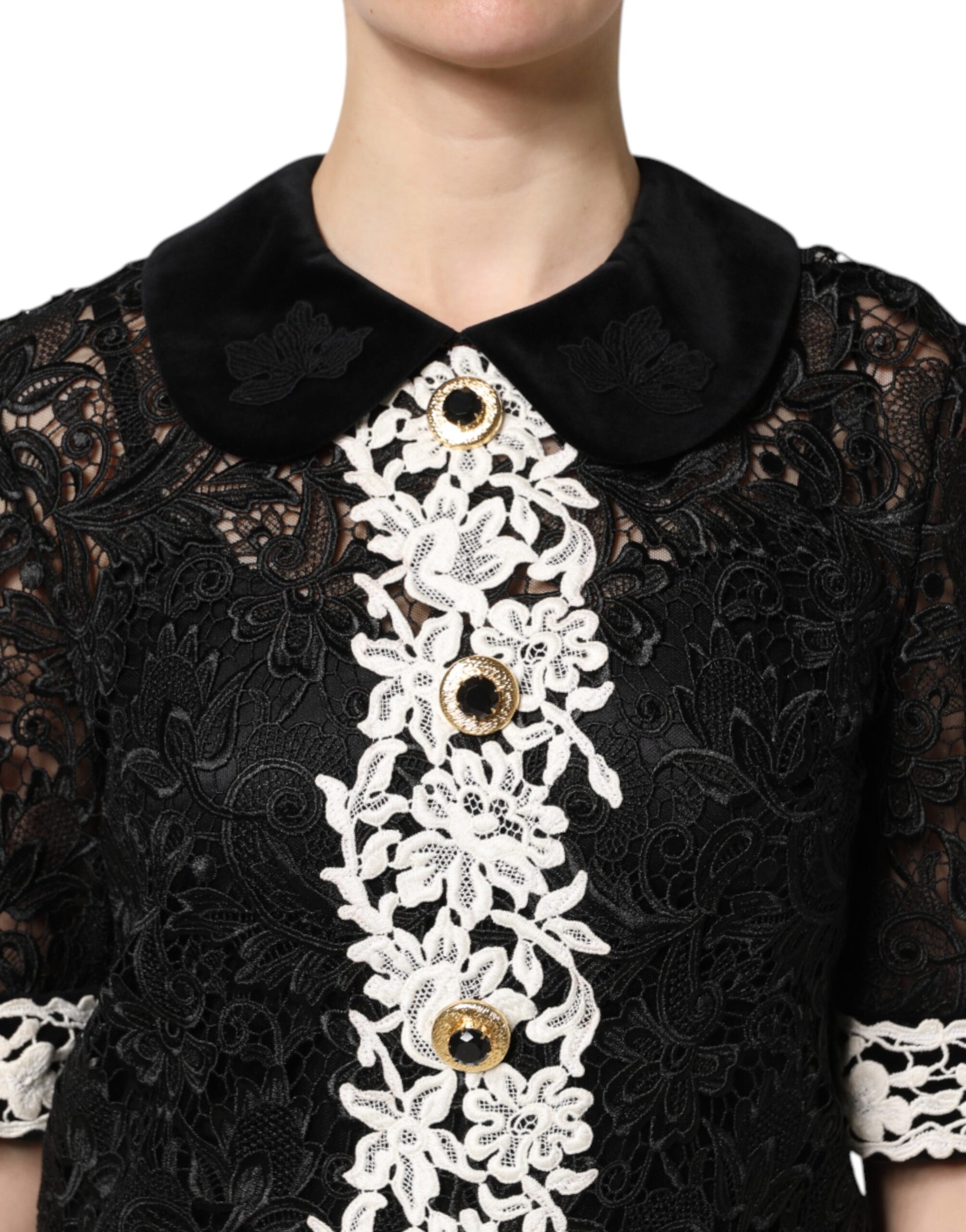Dolce & Gabbana Black Short for Women additional view