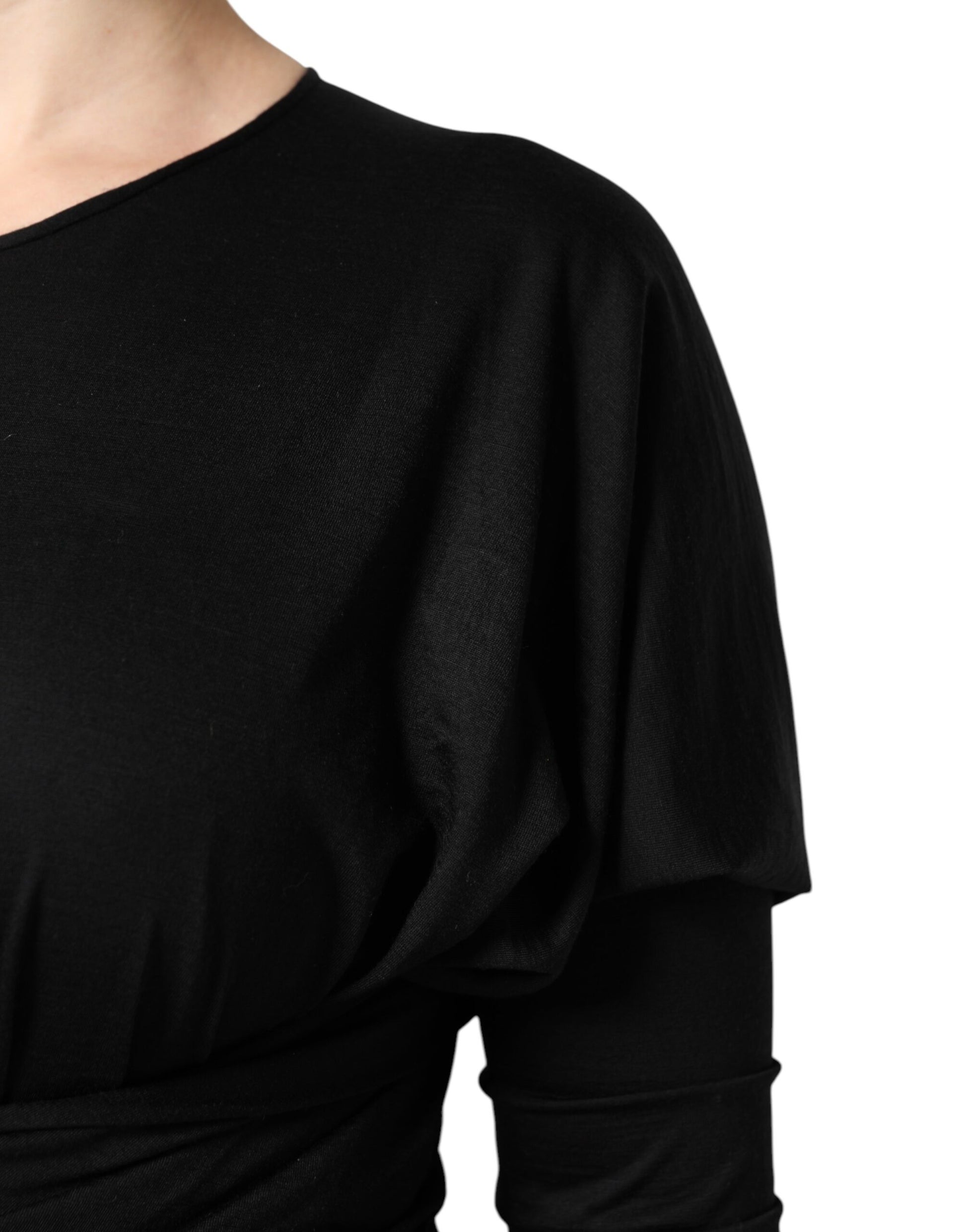 Dolce & Gabbana Black Midi Dress for Women additional view