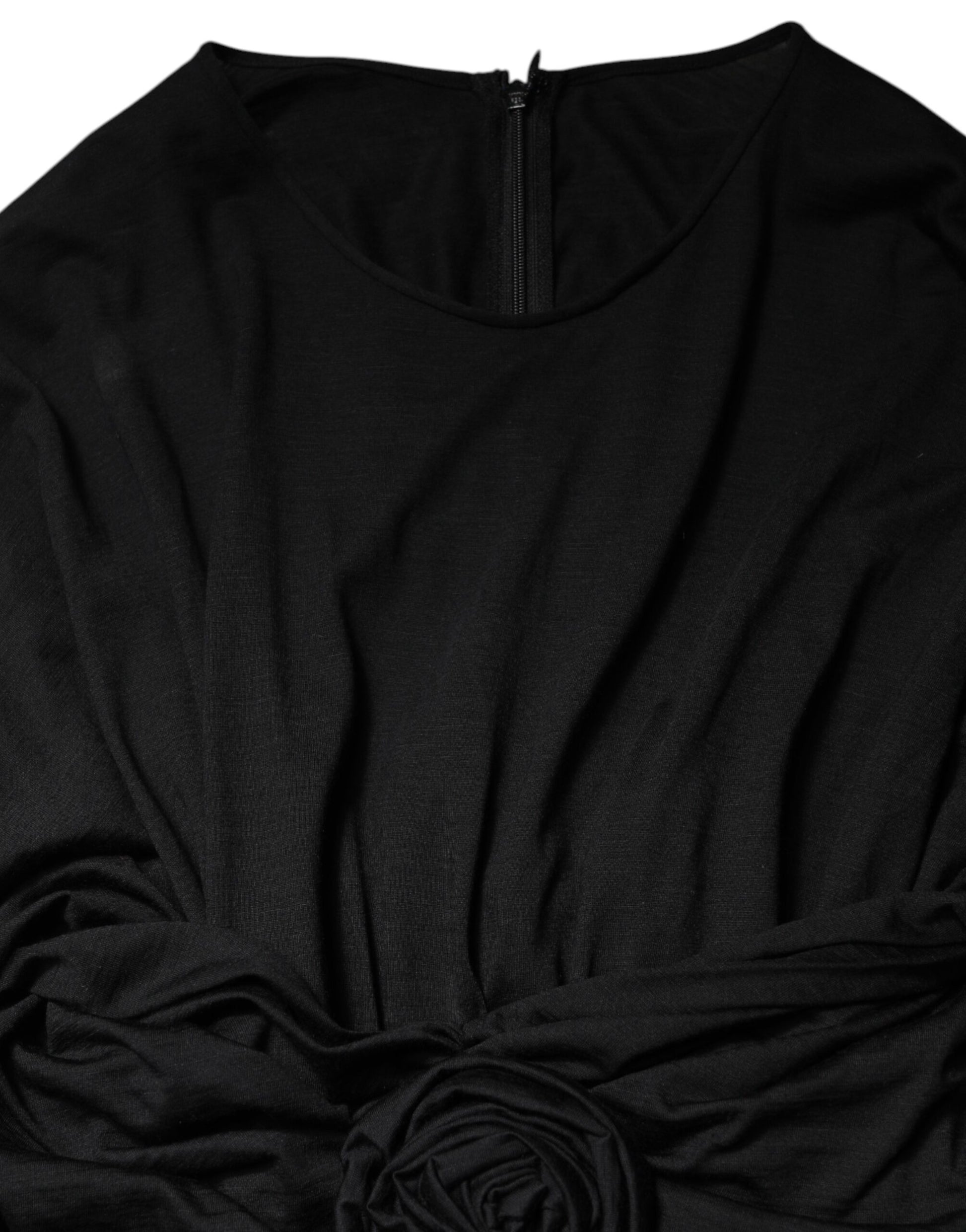 Dolce & Gabbana Black Midi Dress for Women additional view