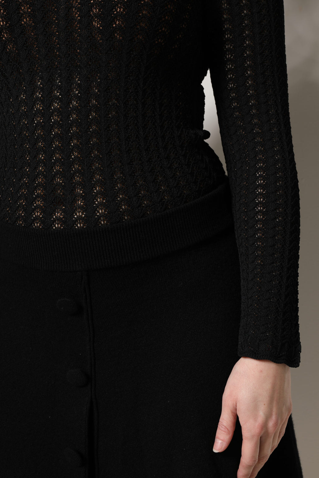 Dolce & Gabbana Black Midi Dress for Women additional view