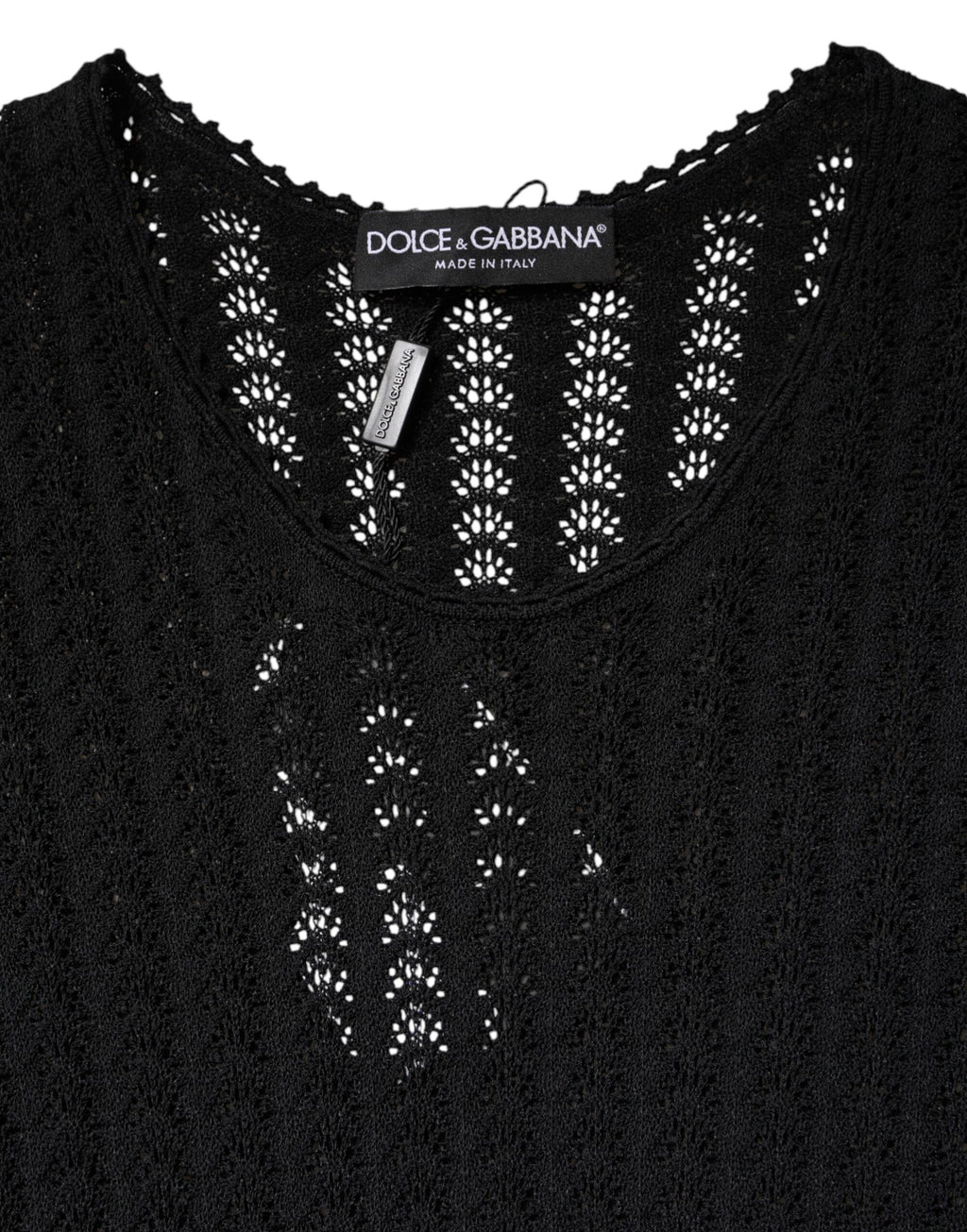 Dolce & Gabbana Black Midi Dress for Women additional view