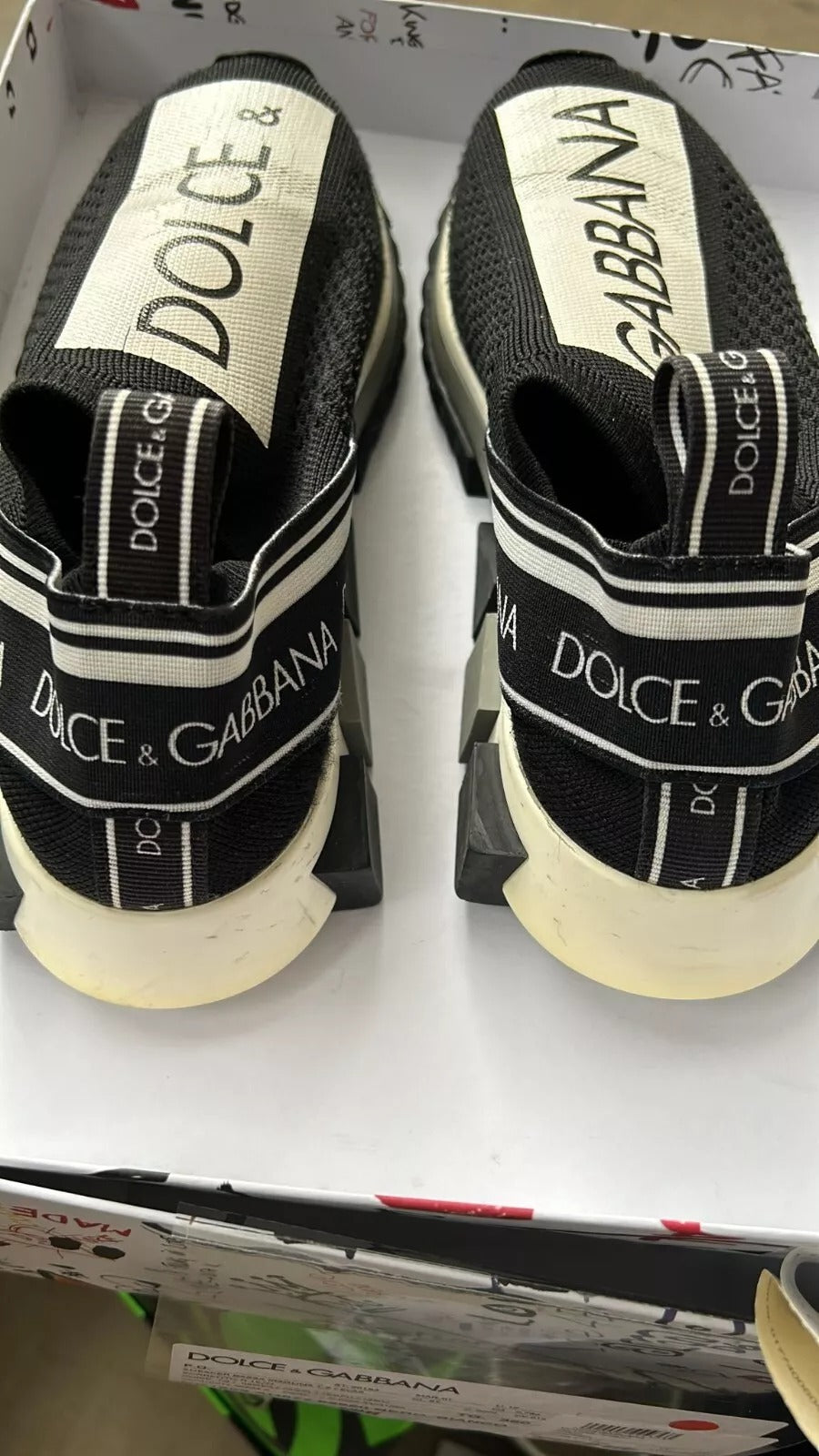 Dolce & Gabbana Black Low Top Sneakers for Women additional view
