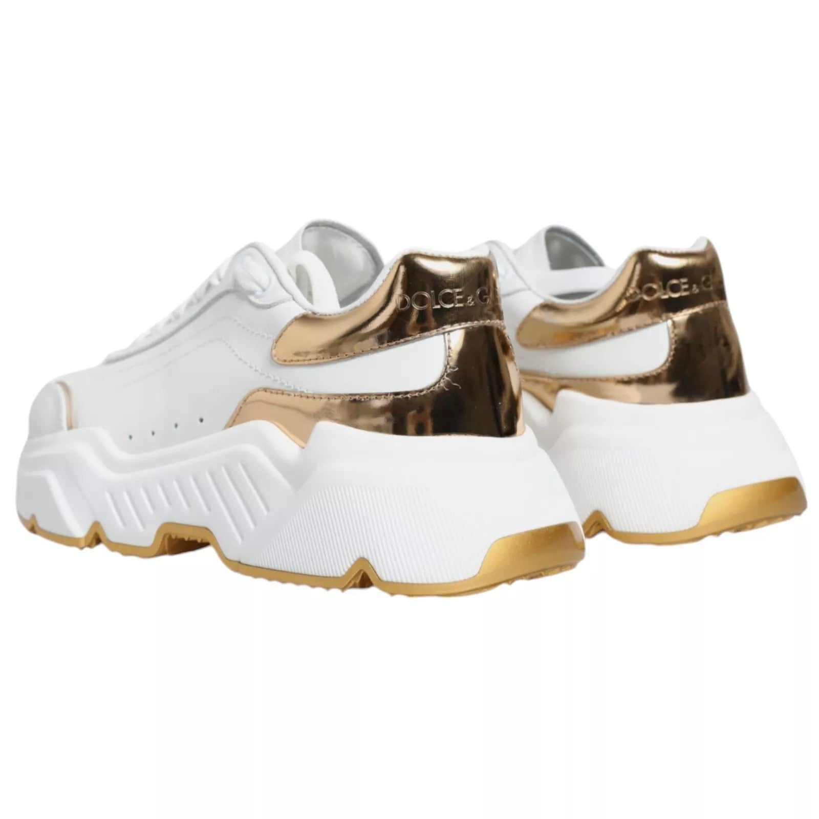 Dolce & Gabbana White Low Top Sneakers for Women detail view