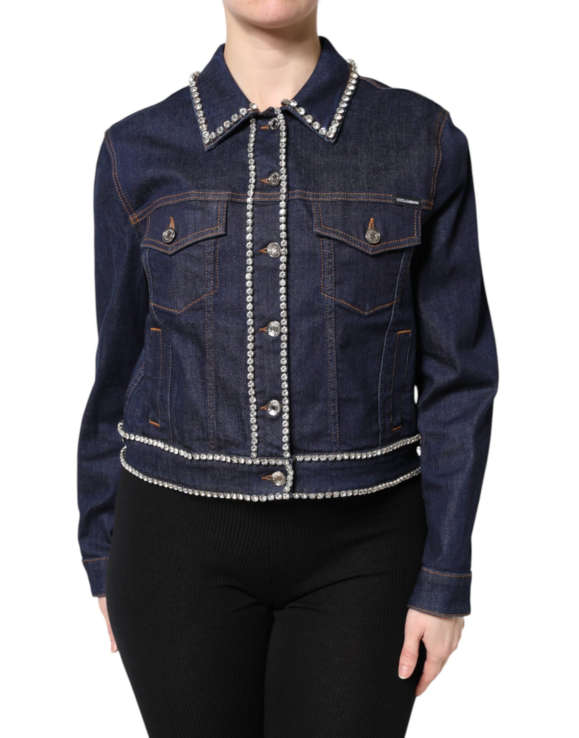 Dolce & Gabbana Blue Denim Jackets for Women