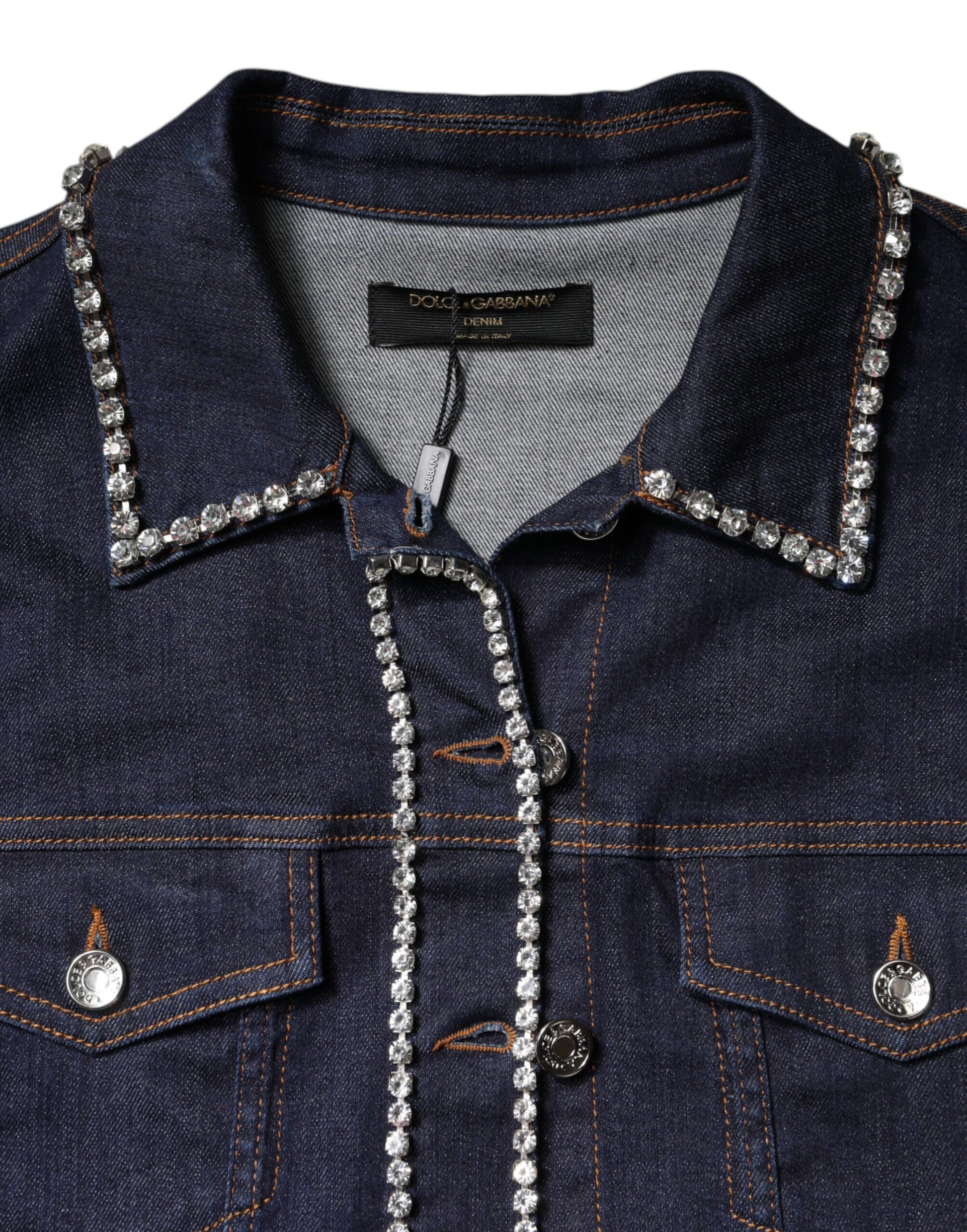 Dolce & Gabbana Blue Denim Jackets for Women additional view