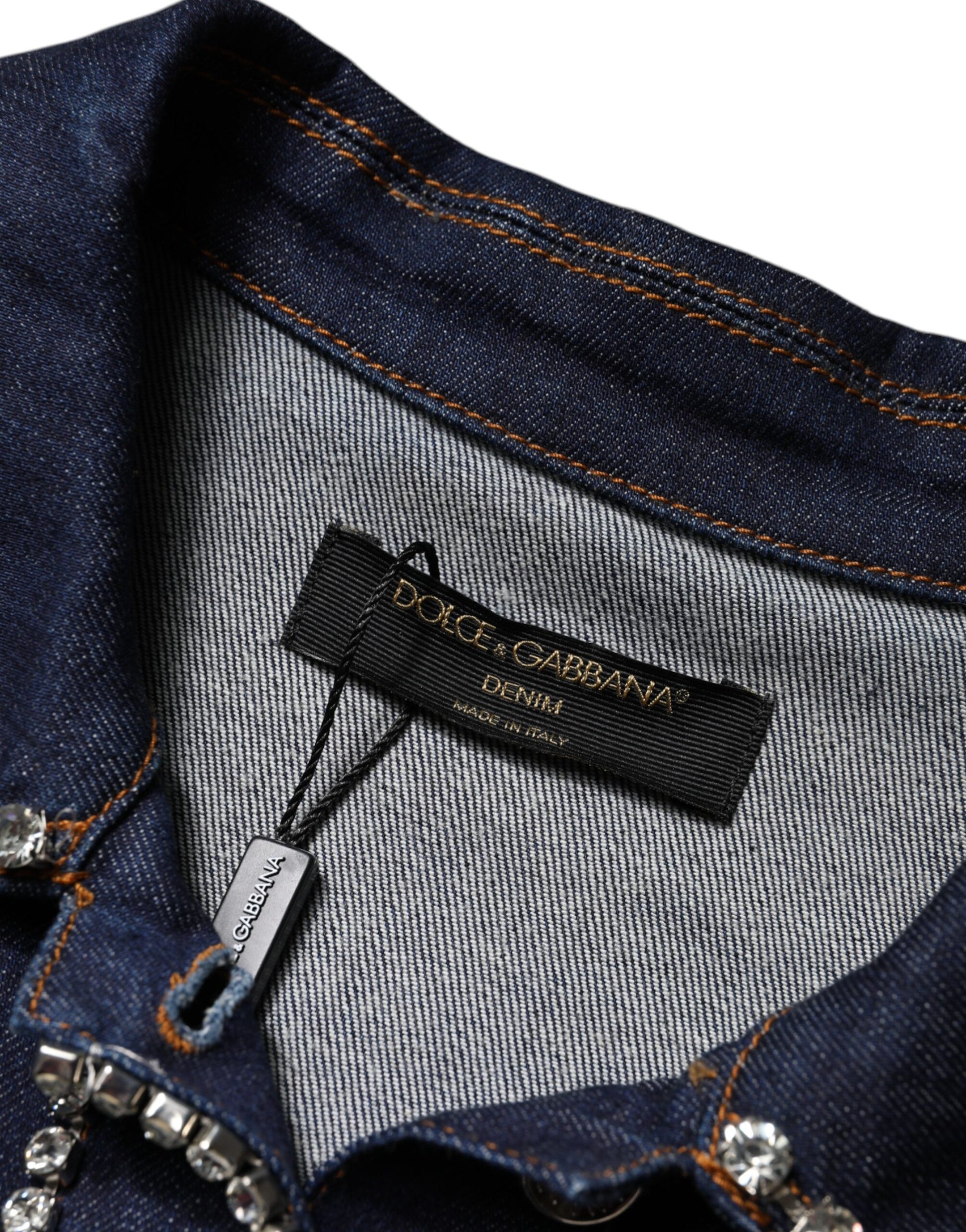 Dolce & Gabbana Blue Denim Jackets for Women additional view