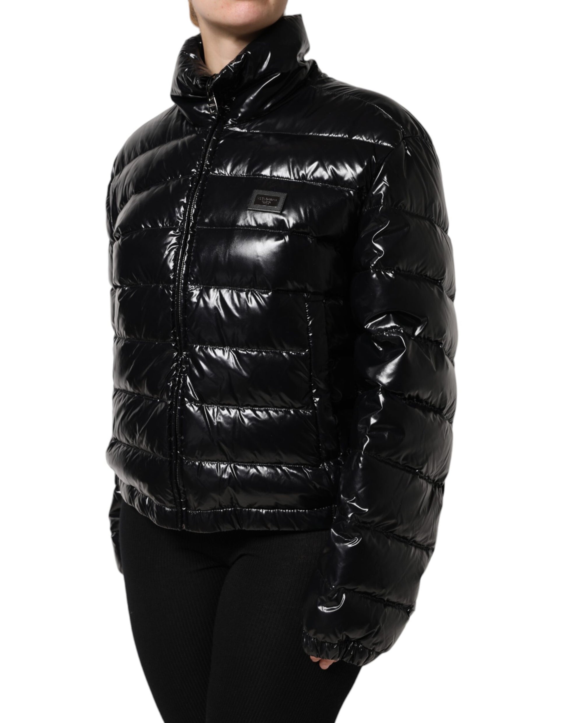 Dolce & Gabbana Black Shell Jacket for Women detail view