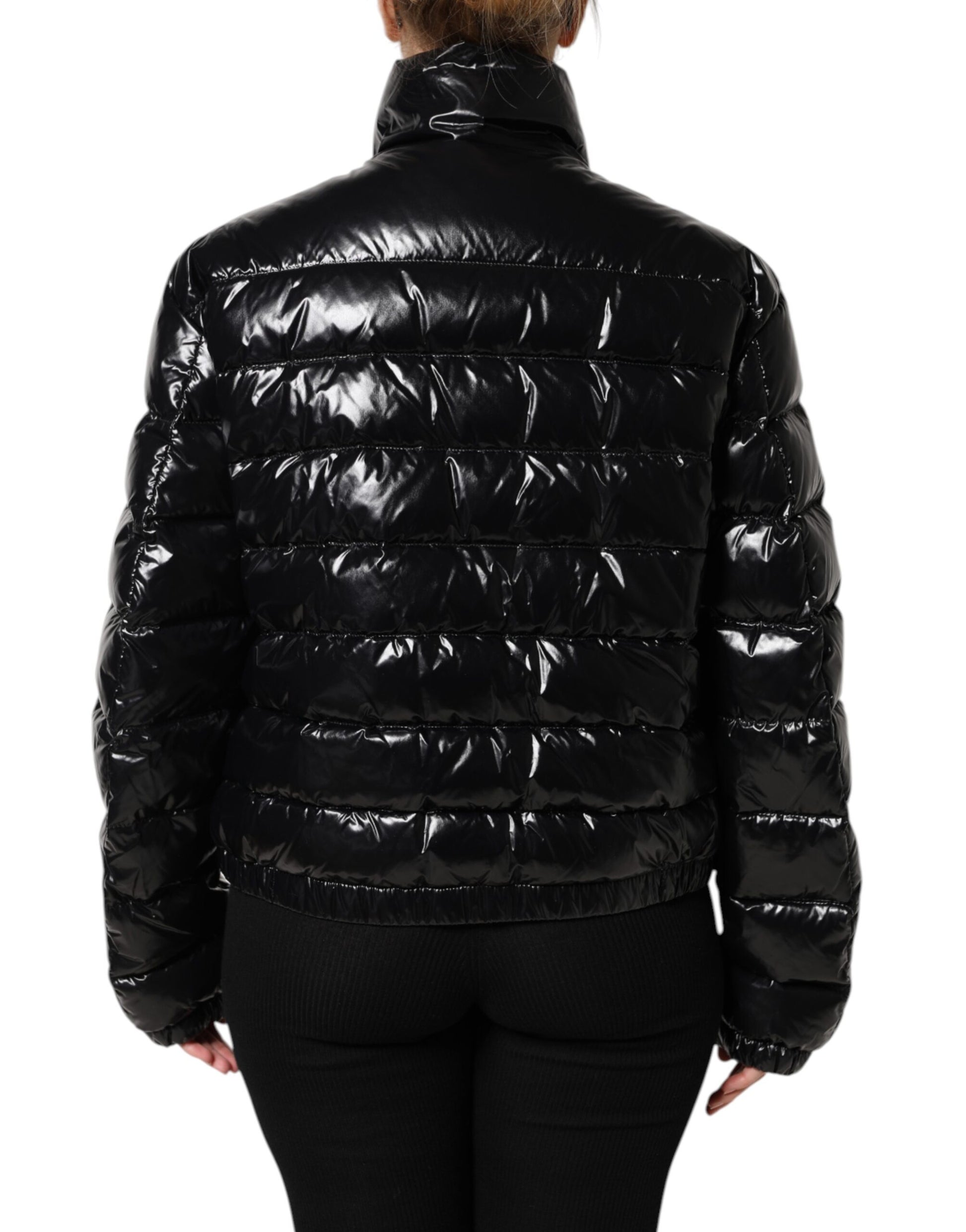 Dolce & Gabbana Black Shell Jacket for Women side view