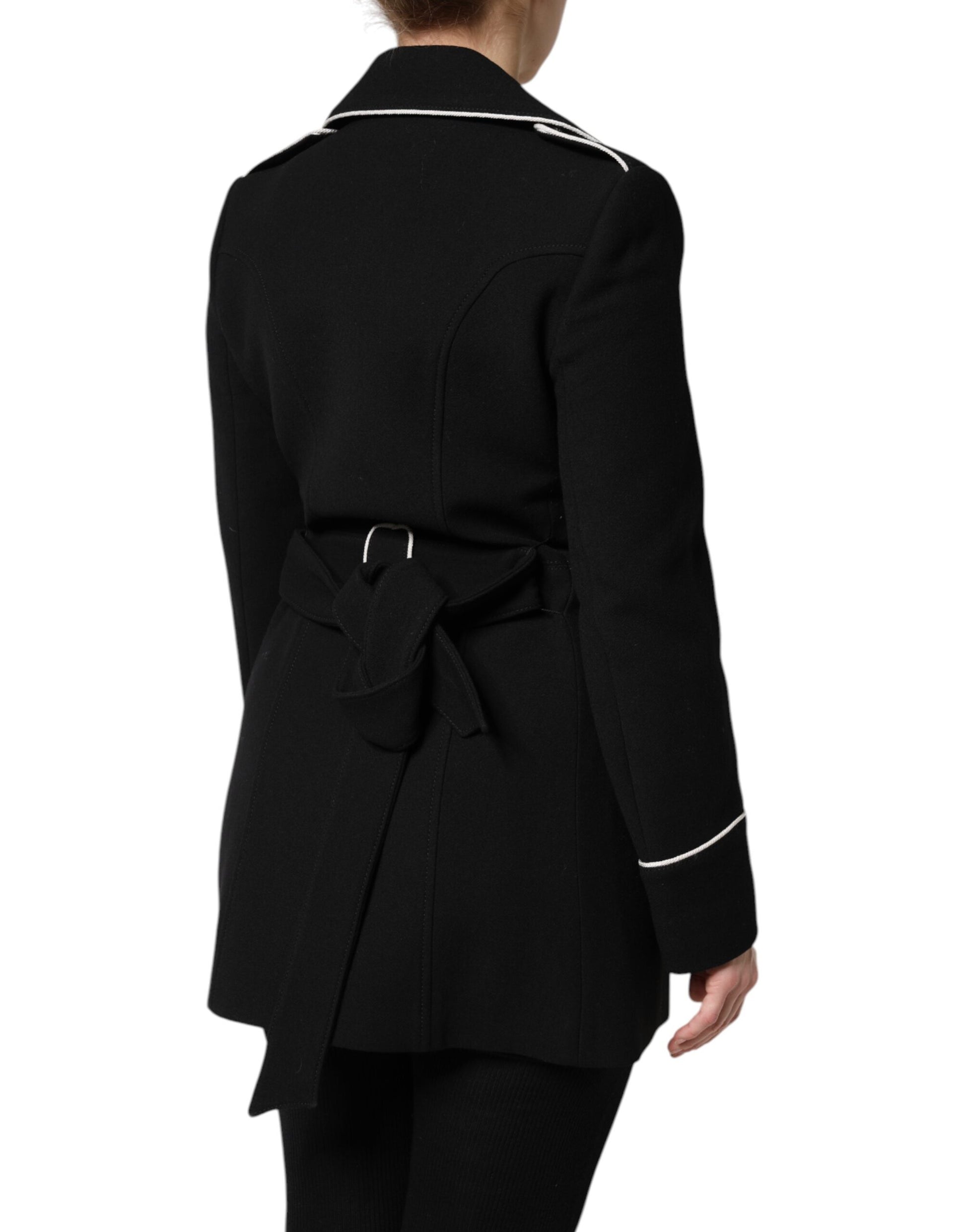 Dolce & Gabbana Black Coat for Women additional view
