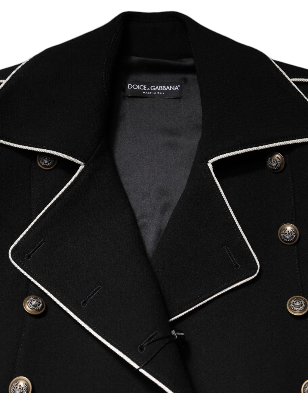 Dolce & Gabbana Black Coat for Women additional view