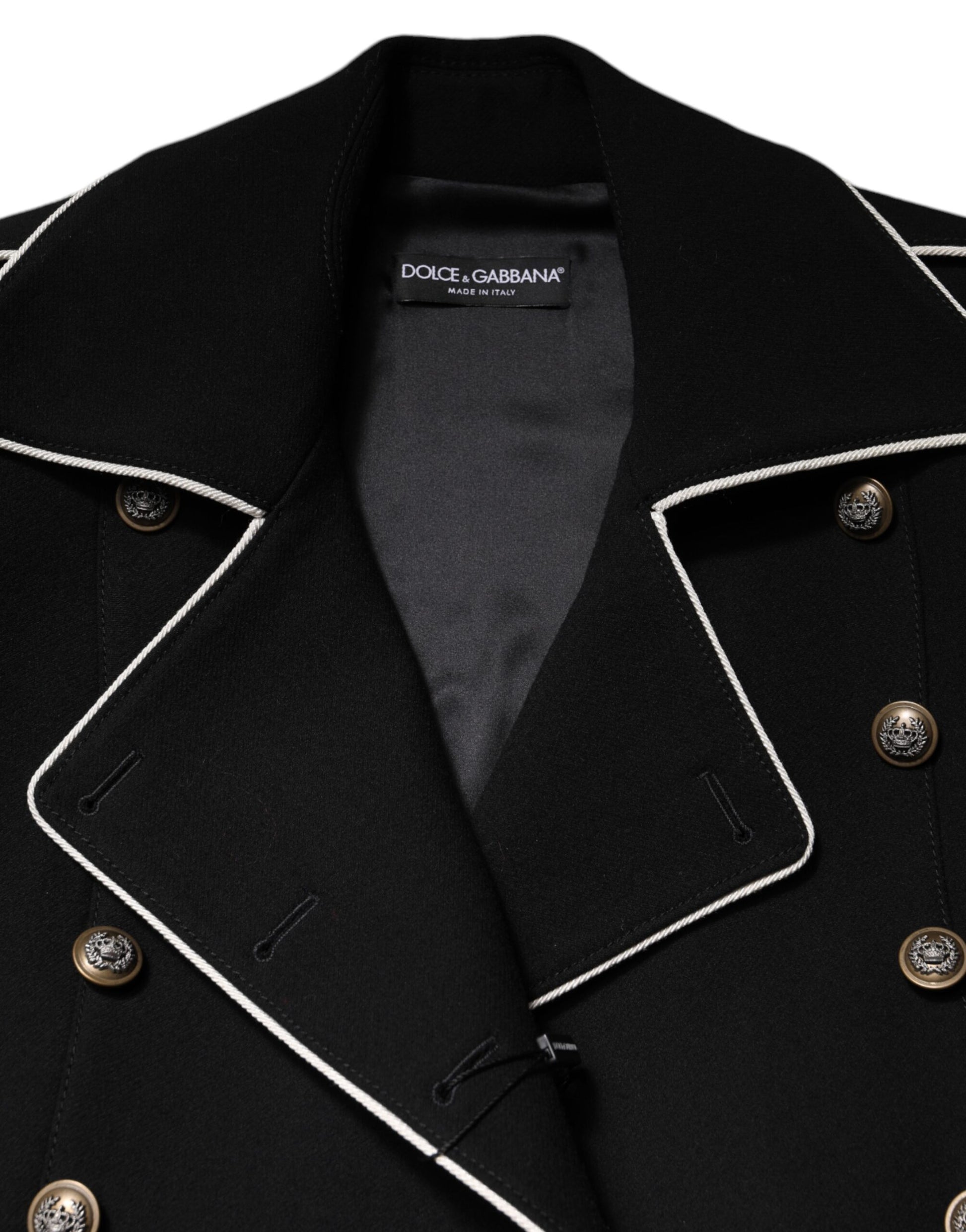 Dolce & Gabbana Black Coat for Women additional view