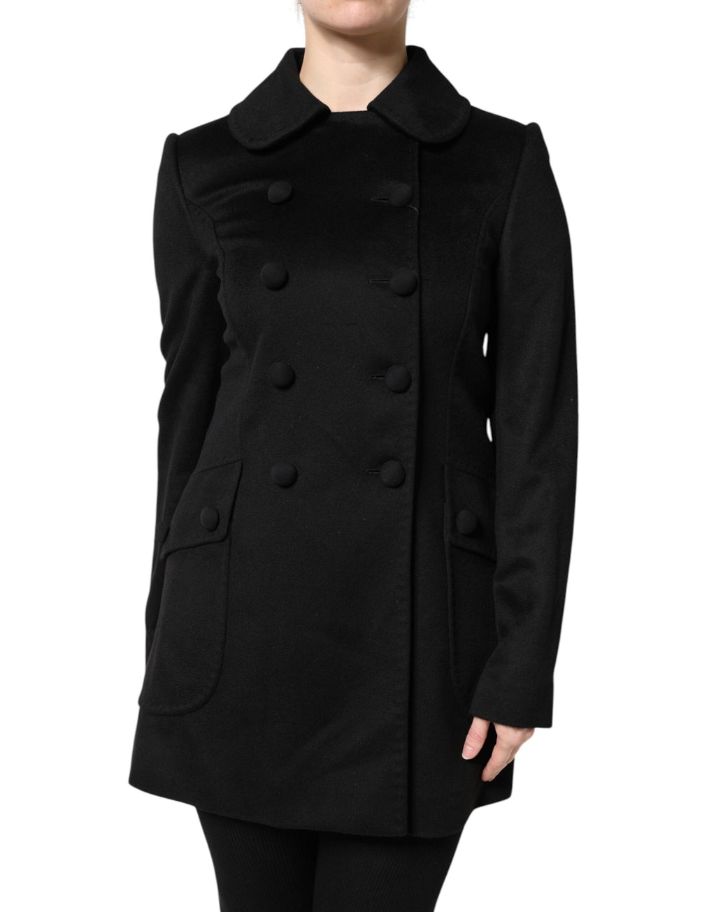 Dolce & Gabbana Black Coat for Women alternate view