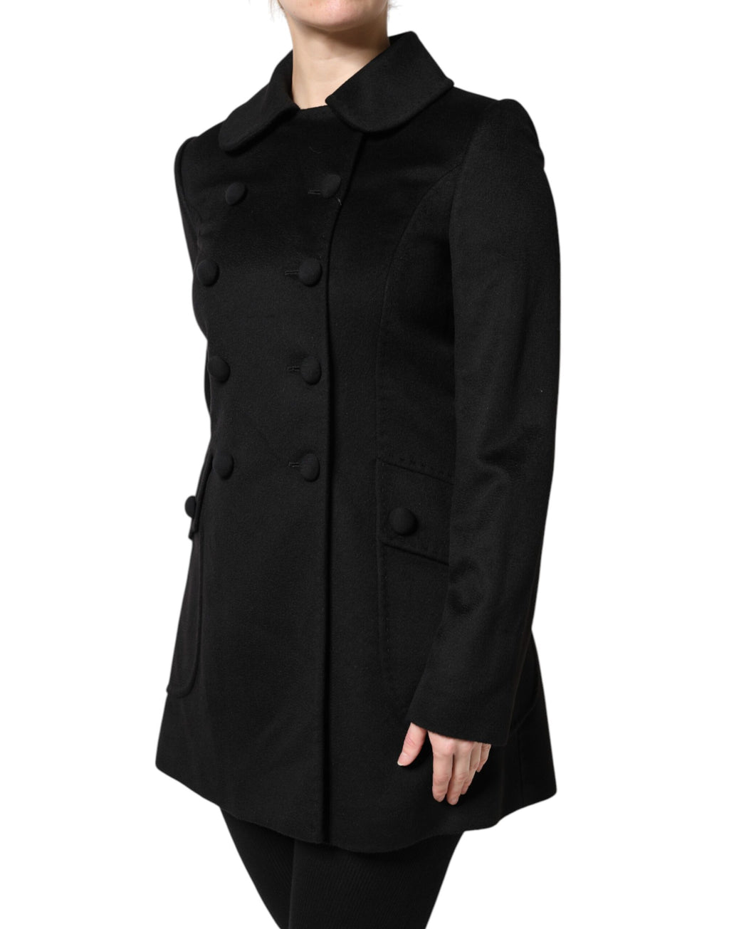 Dolce & Gabbana Black Coat for Women detail view