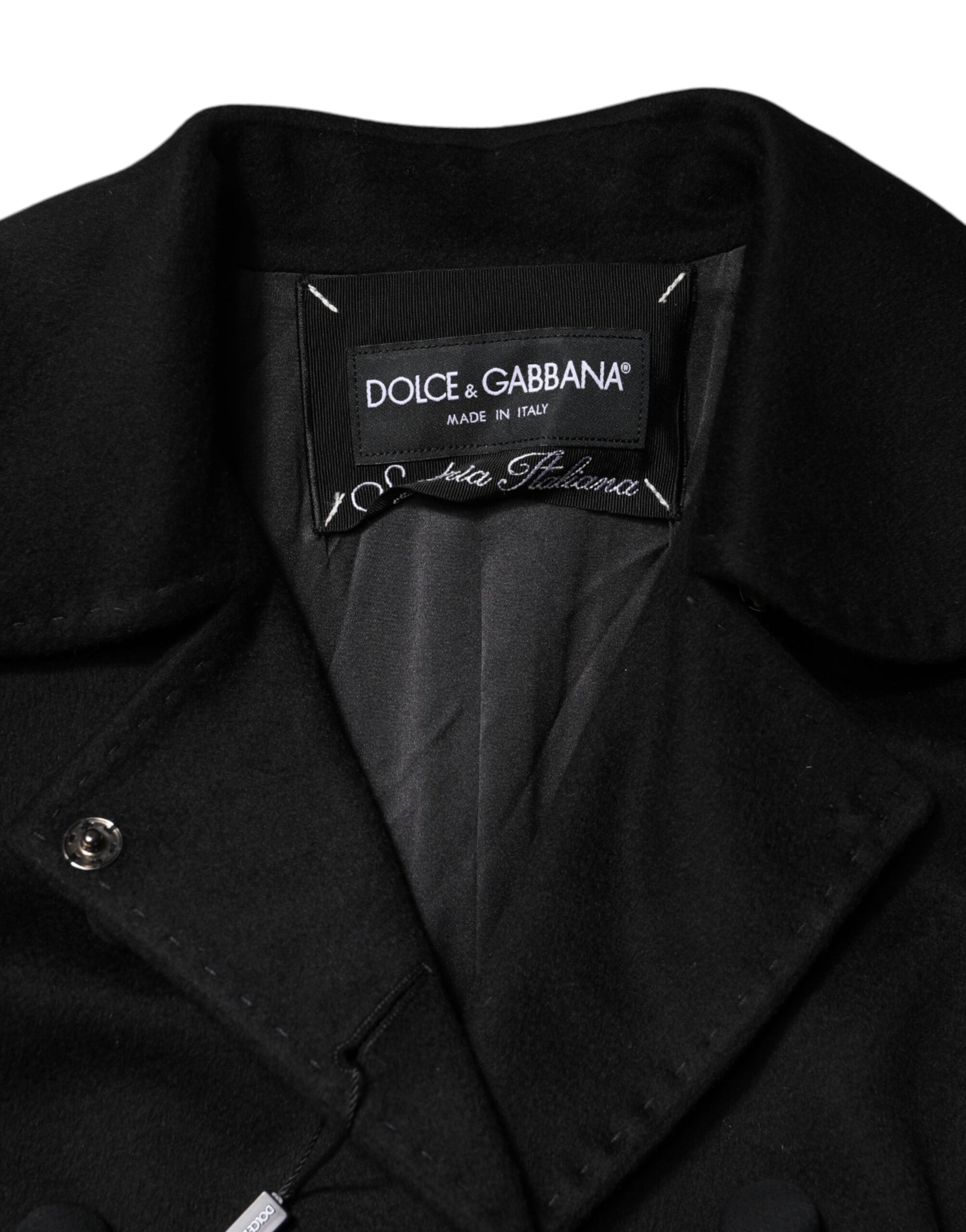 Dolce & Gabbana Black Coat for Women additional view