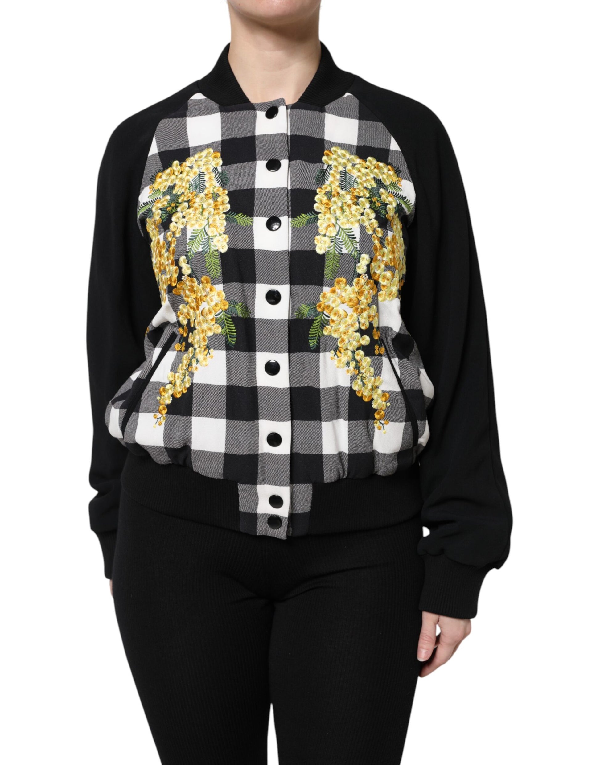 Dolce & Gabbana Black Bomber for Women