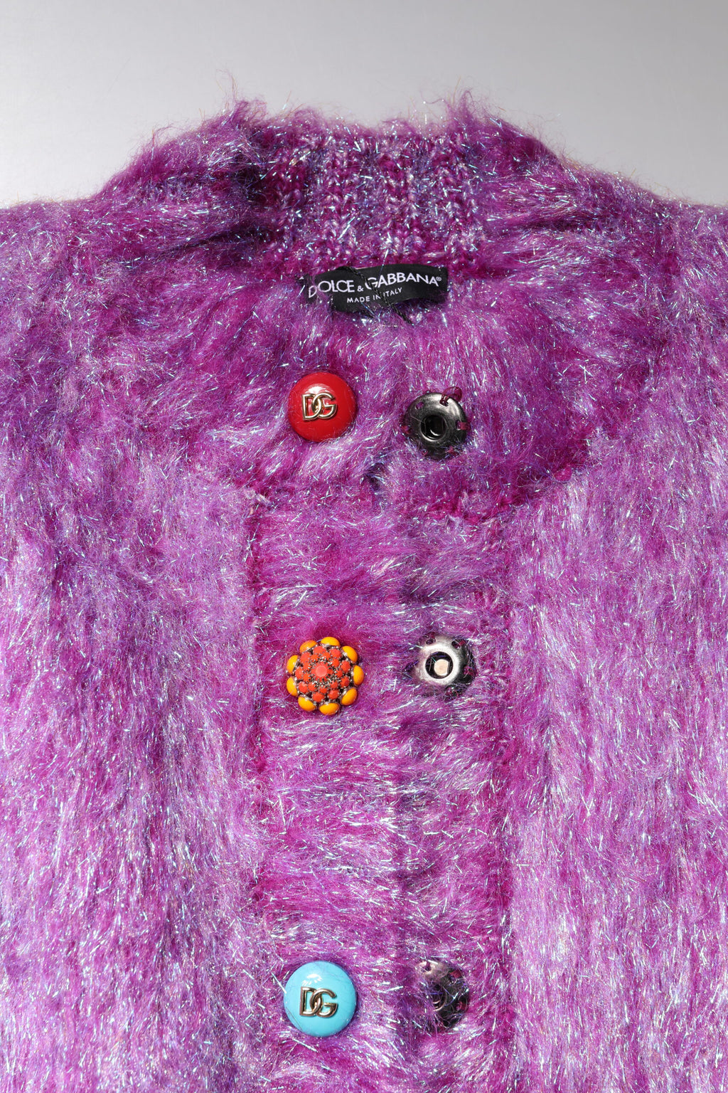 Veste Trench Dolce & Gabbana Violette à Boutons