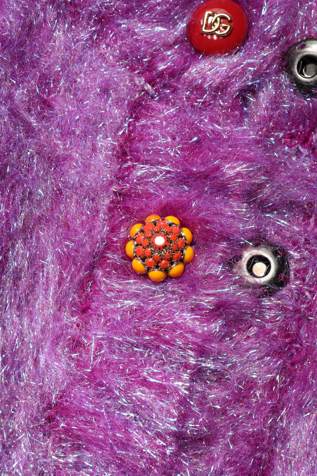 Veste Trench Dolce & Gabbana Violette à Boutons