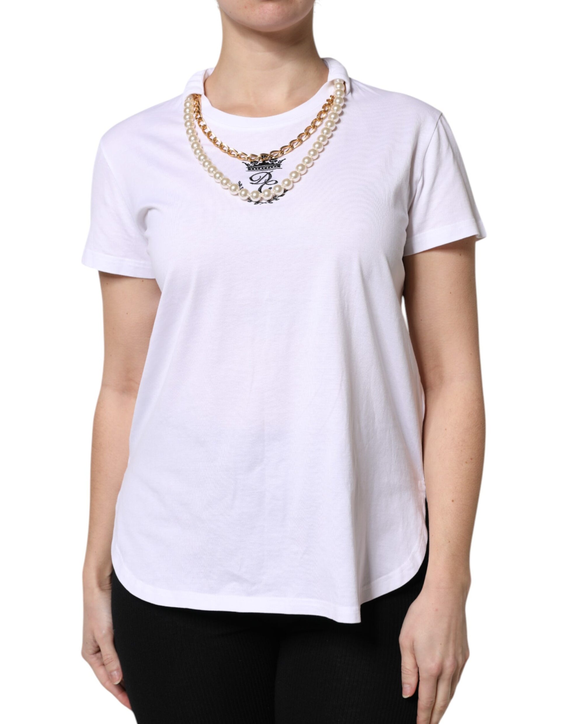 Dolce & Gabbana White T-Shirt for Women