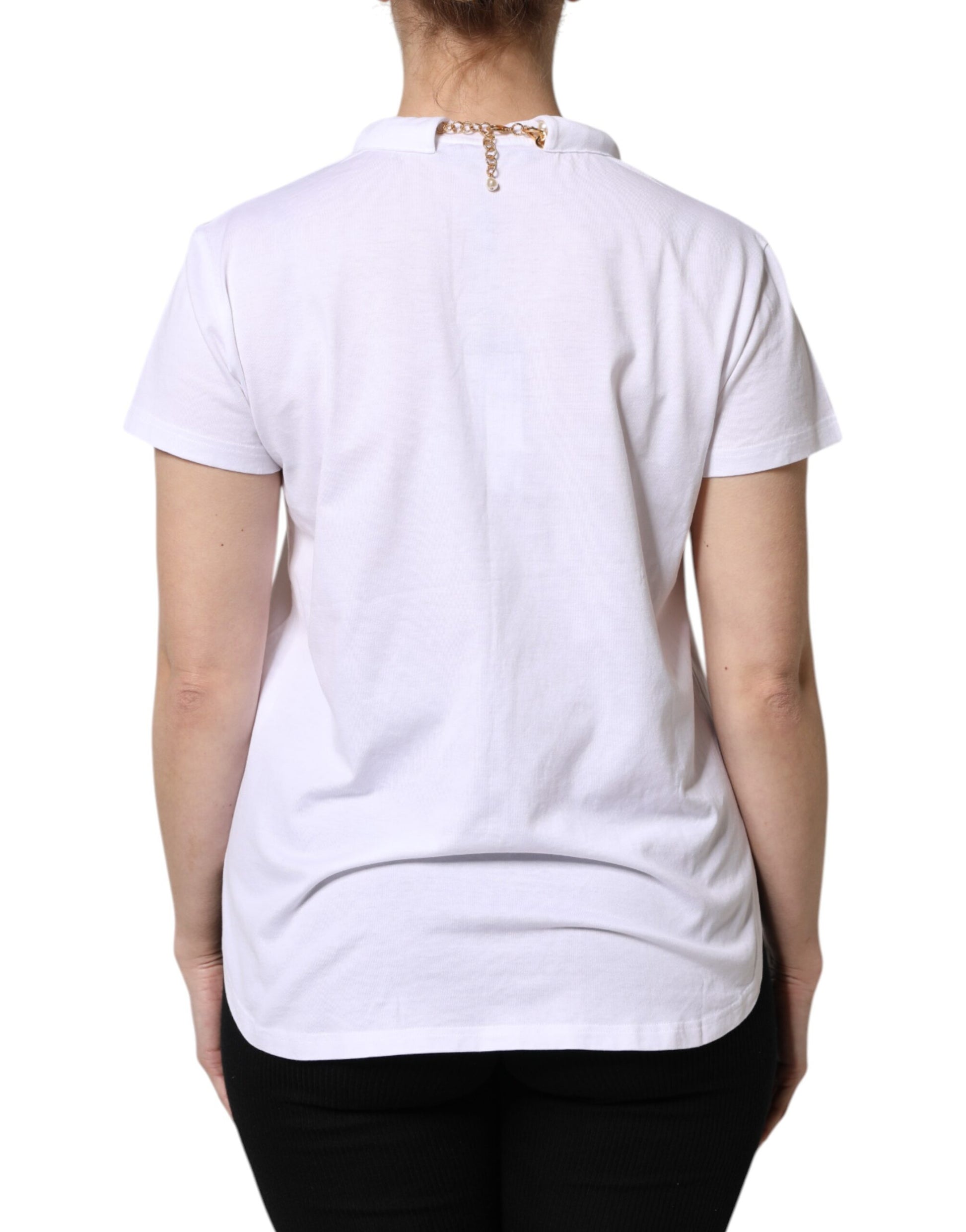 Dolce & Gabbana White T-Shirt for Women side view