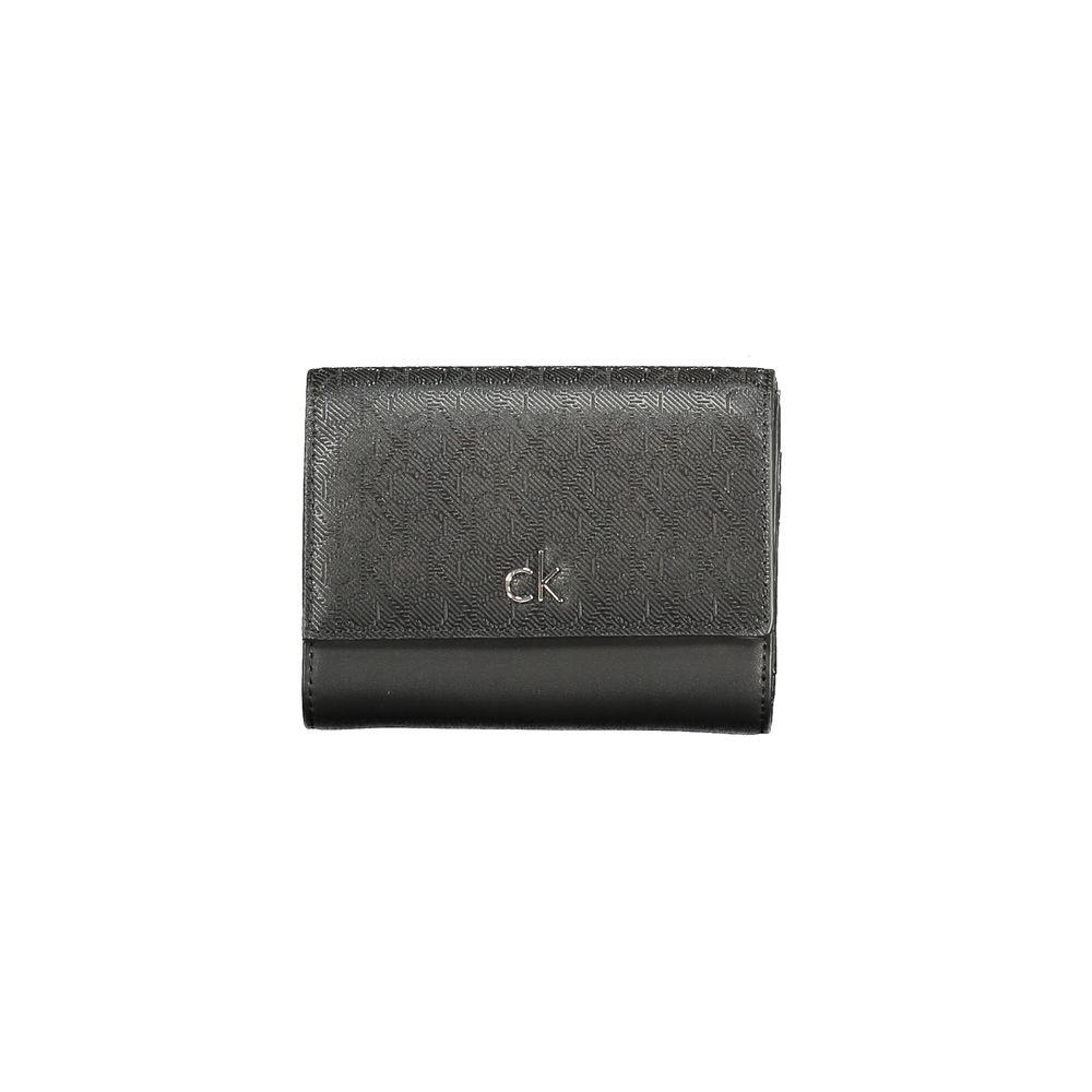 Portefeuille Calvin Klein noir en polyester pour femme
