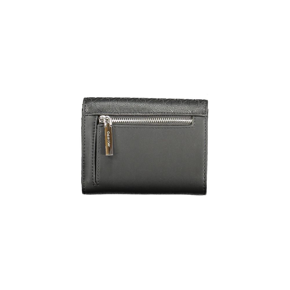 Portefeuille Calvin Klein noir en polyester pour femme
