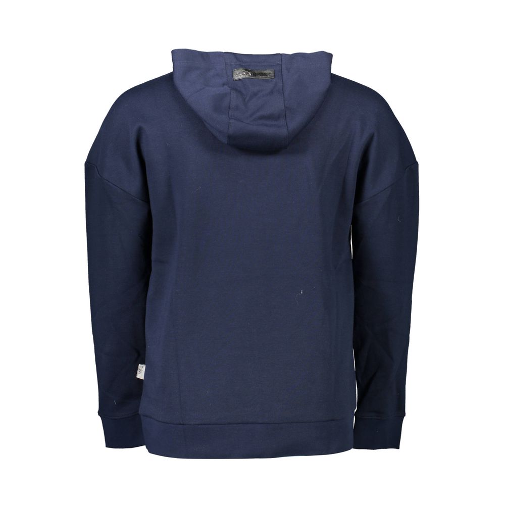 Plein Sport Sweat-shirt bleu en coton pour homme