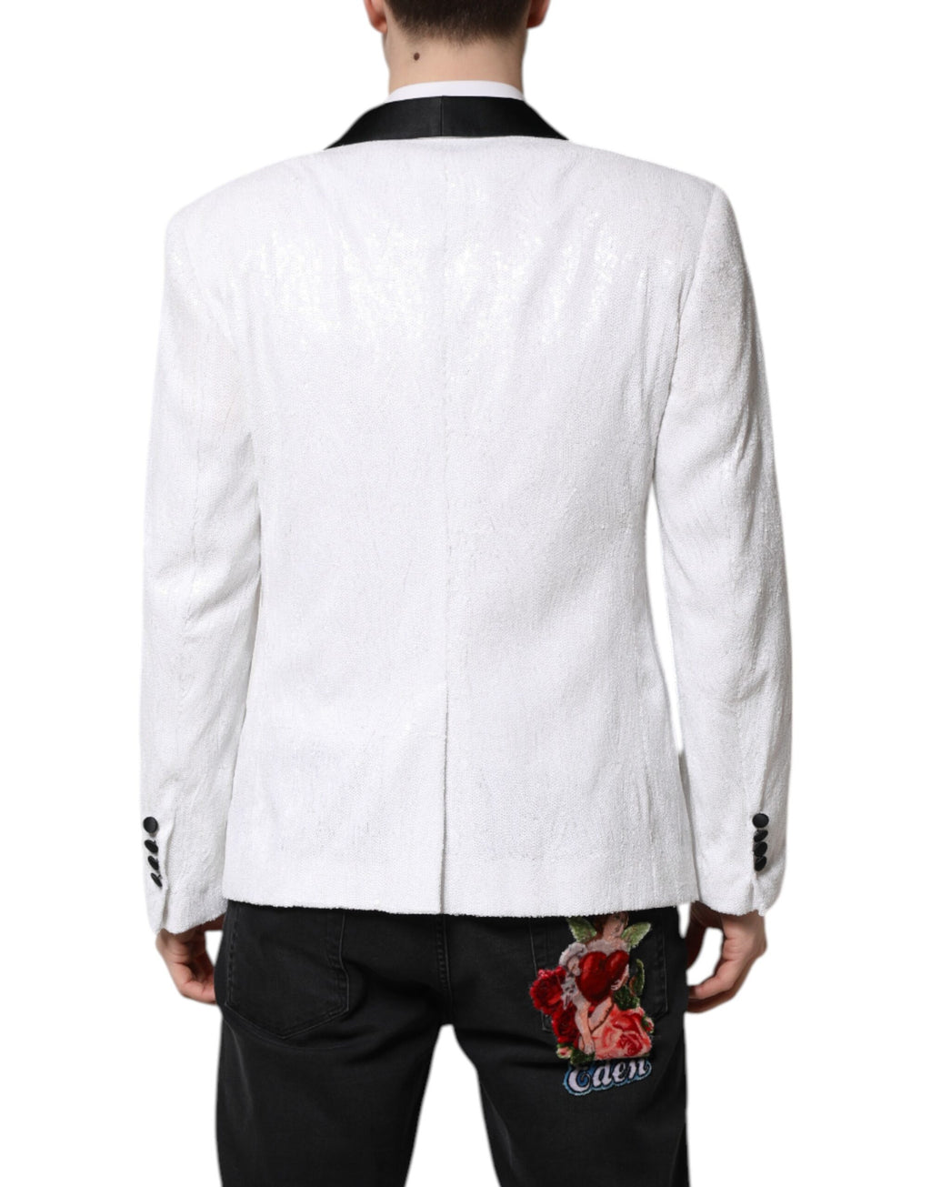 Dolce & Gabbana White Blazer for Men side view