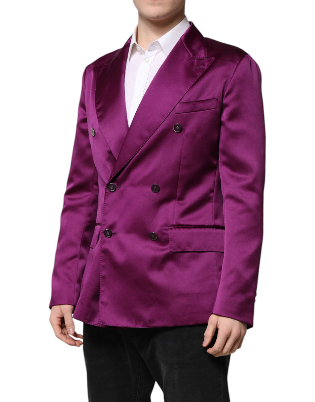 Dolce & Gabbana Purple Blazer for Men detail view