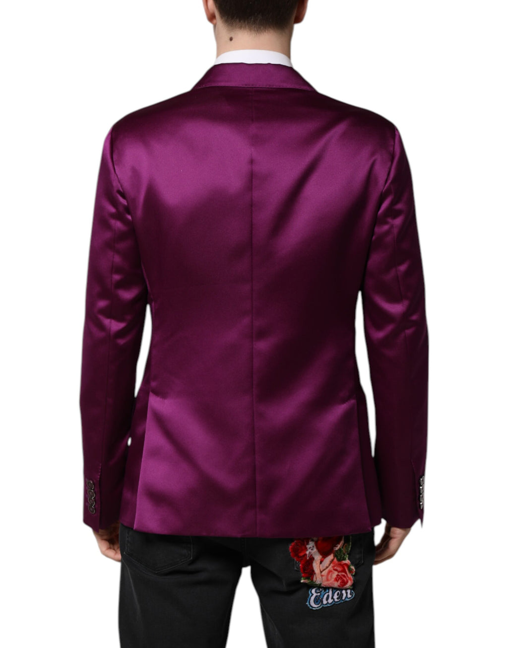 Dolce & Gabbana Purple Blazer for Men side view