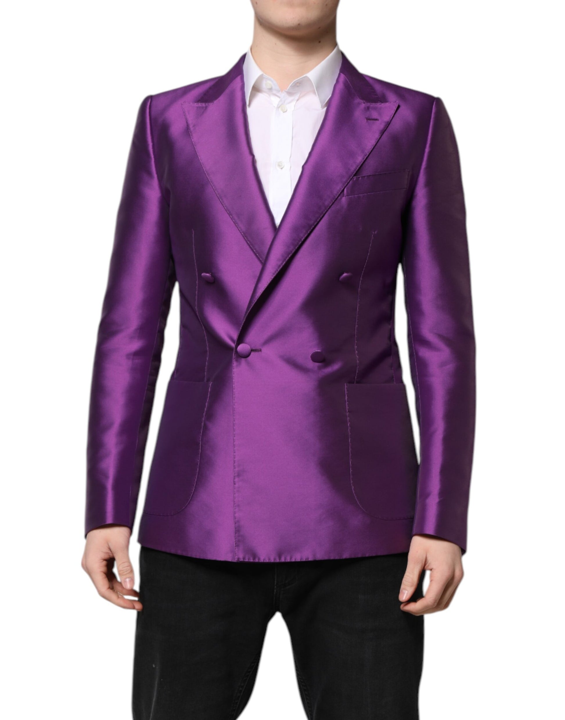 Dolce & Gabbana Purple Blazer for Men alternate view
