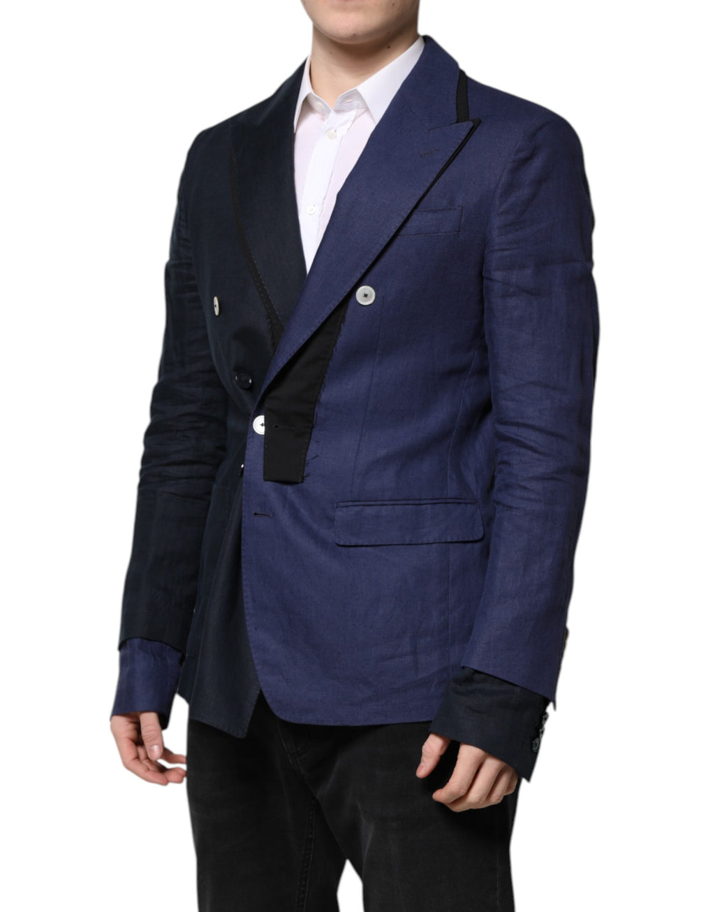 Dolce & Gabbana Blue Blazer for Men detail view