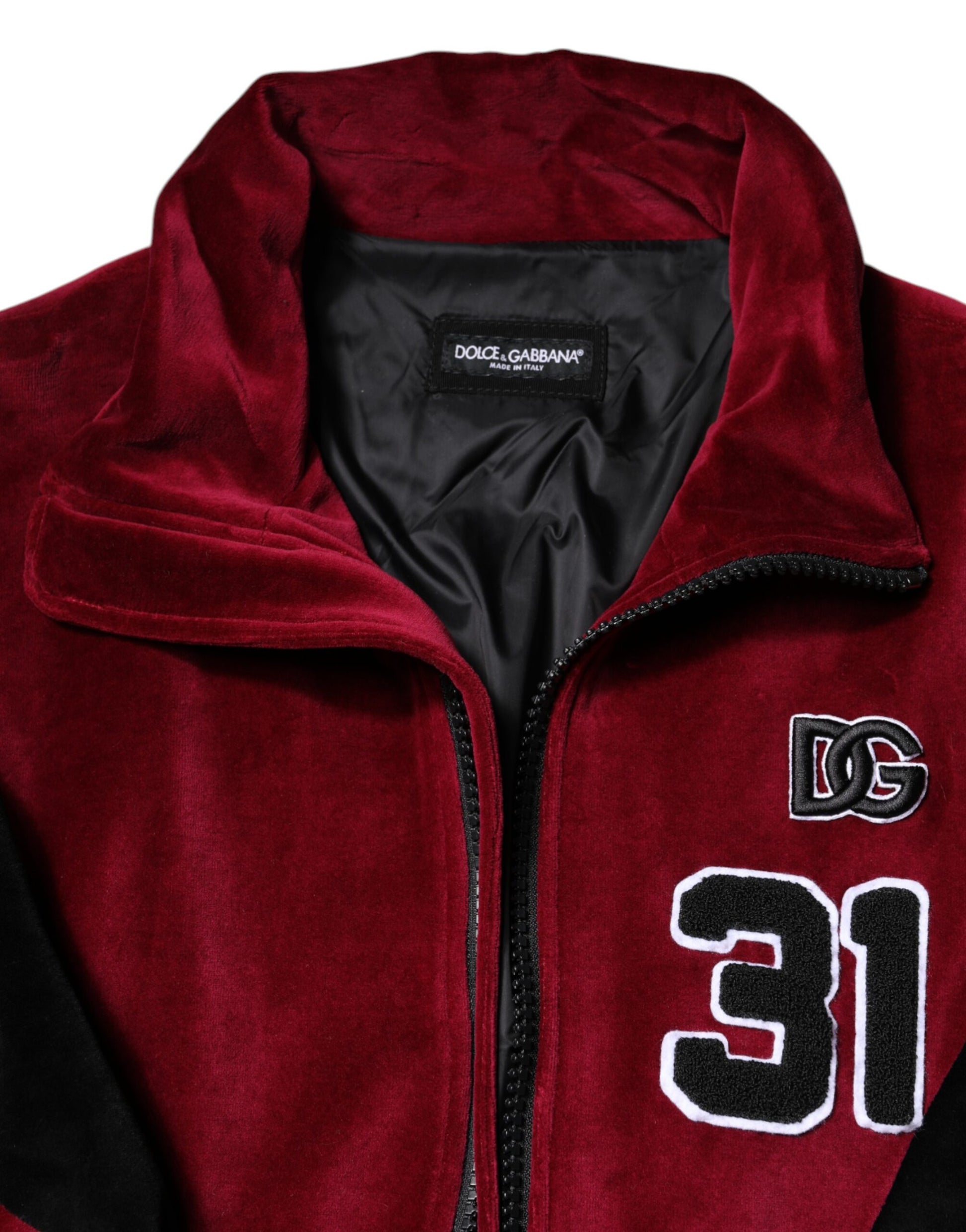 Dolce & Gabbana Red Bomber for Men side view