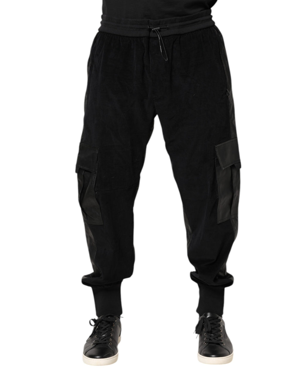 Dolce & Gabbana Black Athletic Pants for Men