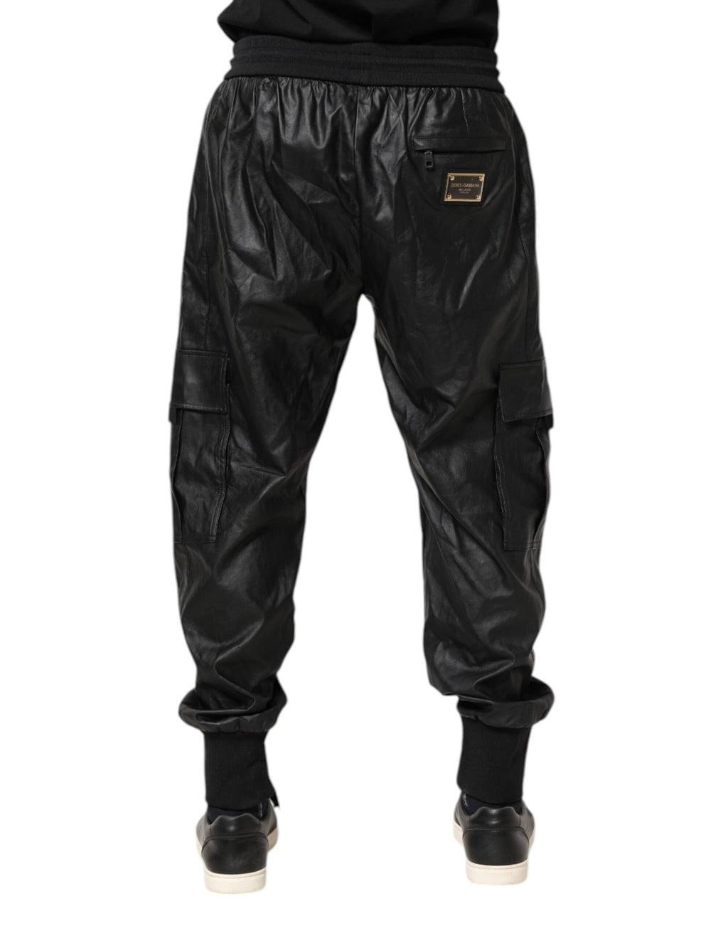 Dolce & Gabbana Black Athletic Pants for Men side view