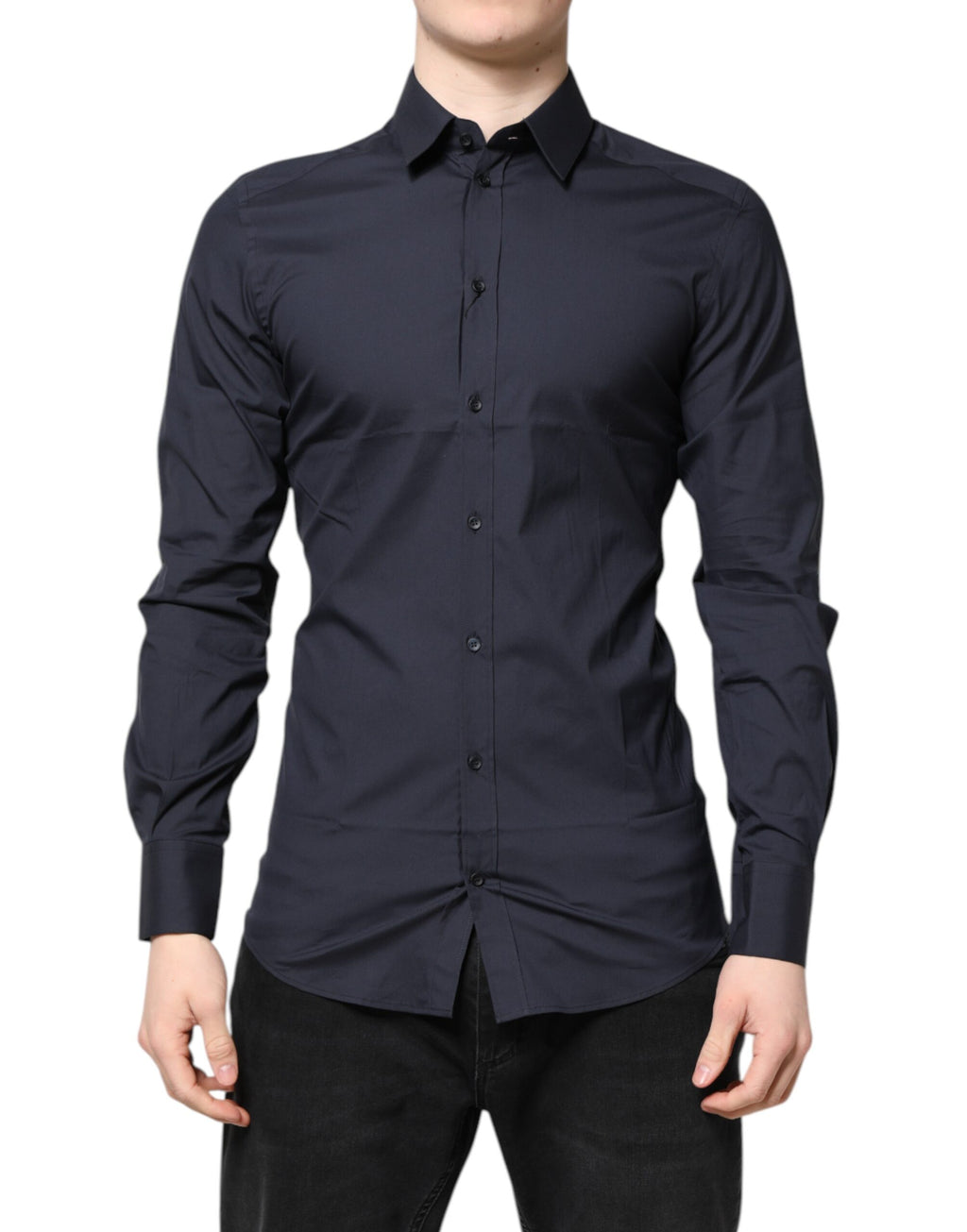 Dolce & Gabbana Blue Dress Shirt for Men