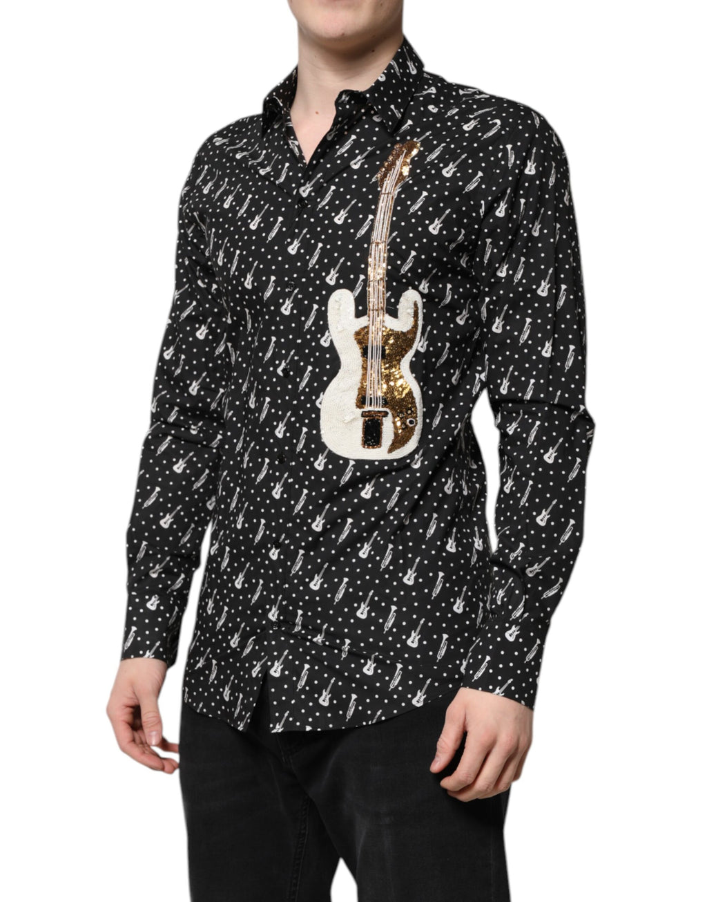 Dolce & Gabbana Black Shirt for Men detail view
