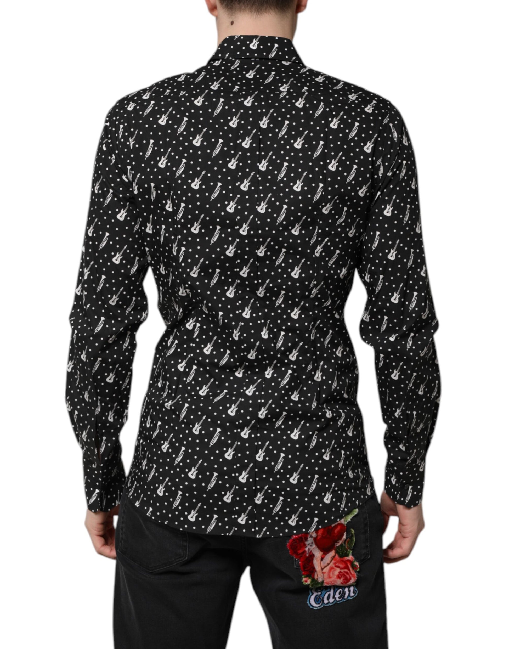 Dolce & Gabbana Black Shirt for Men side view