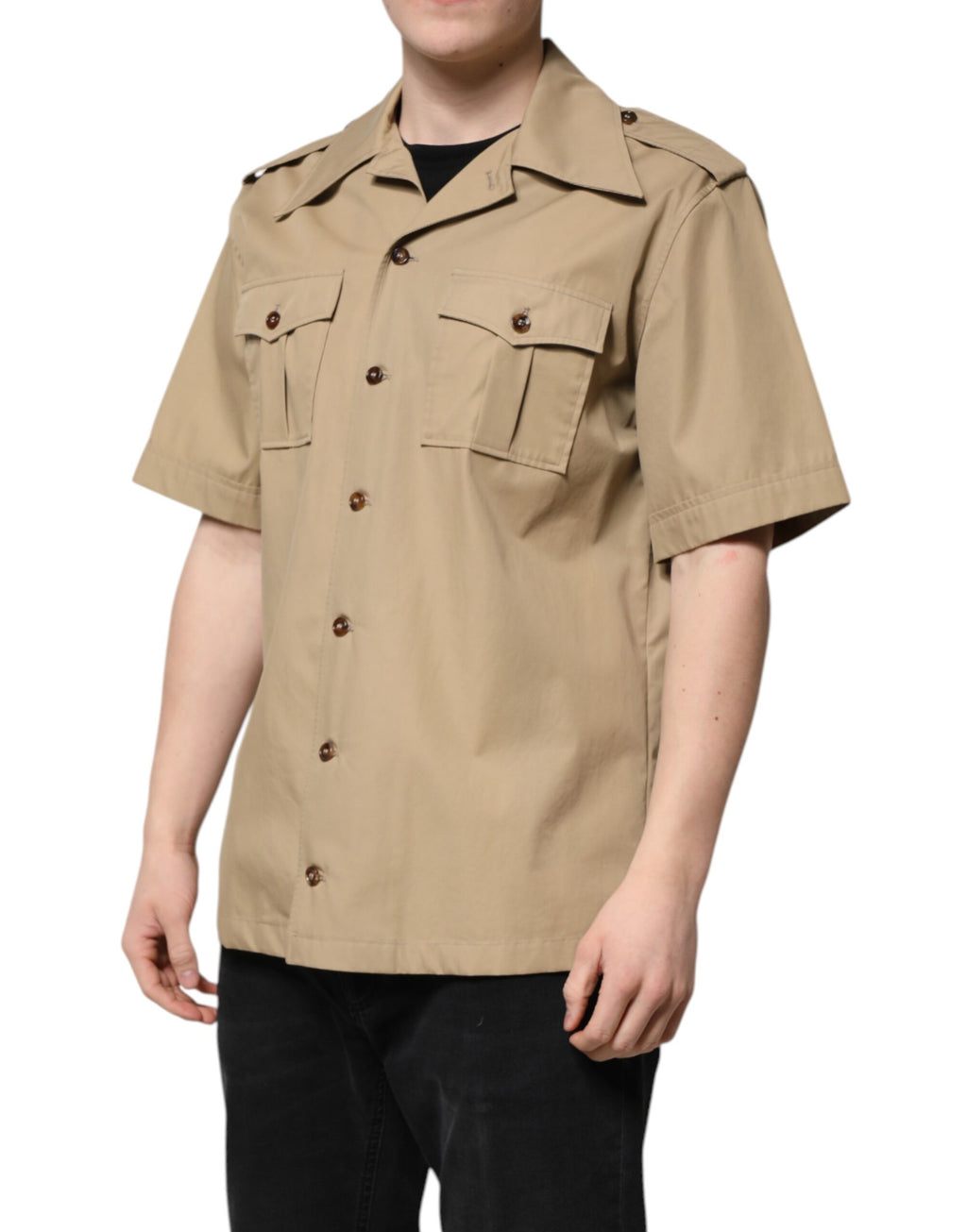 Dolce & Gabbana Brown Shortsleeve for Men detail view