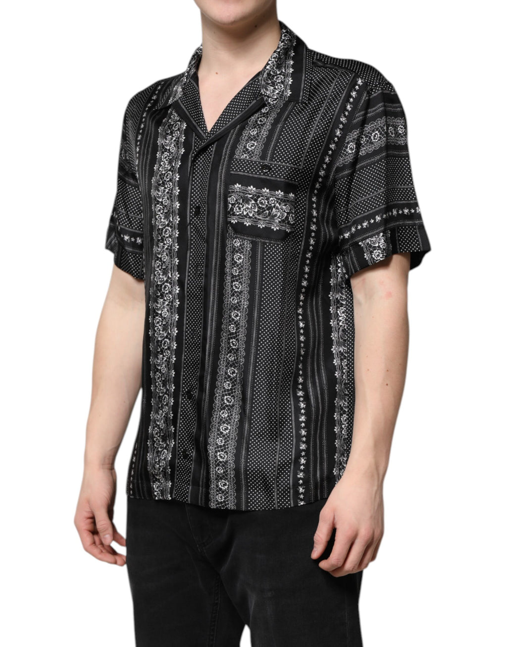 Dolce & Gabbana Black Shortsleeve for Men detail view