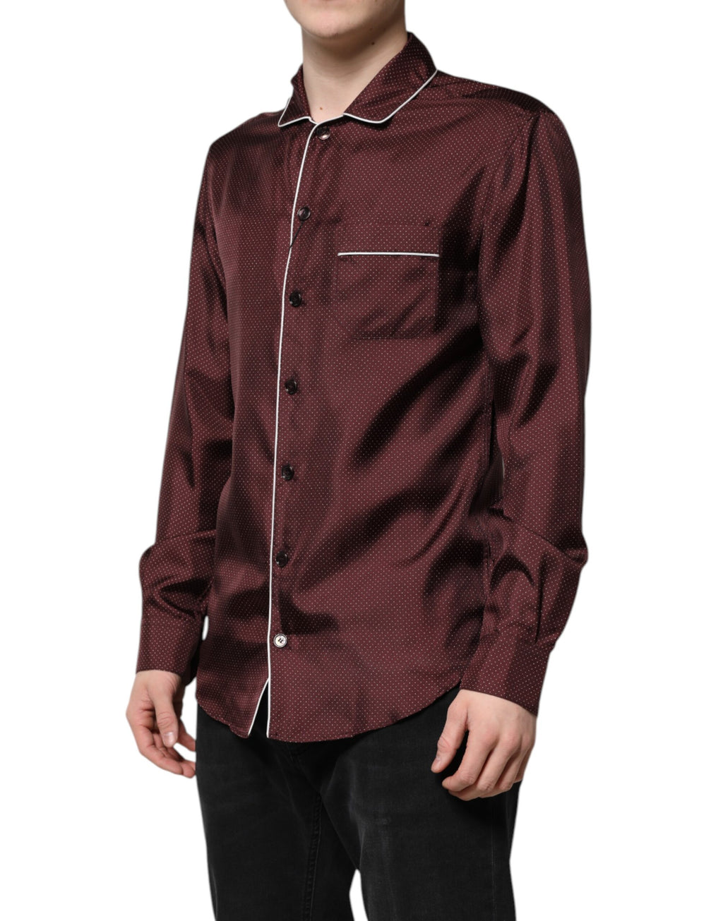Dolce & Gabbana Red Polo Shirt for Men