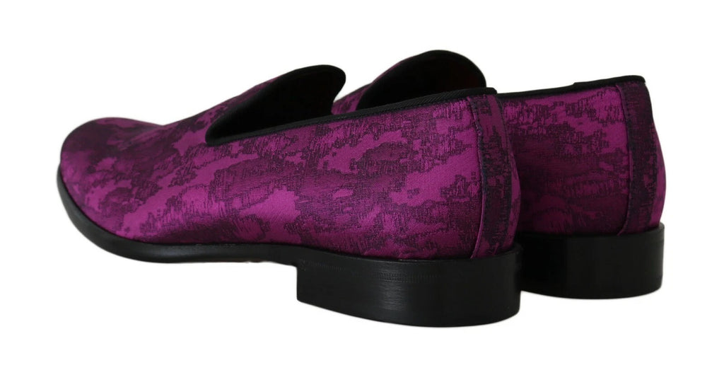 Dolce & Gabbana Purple Slip On Loafers for Men alternate view