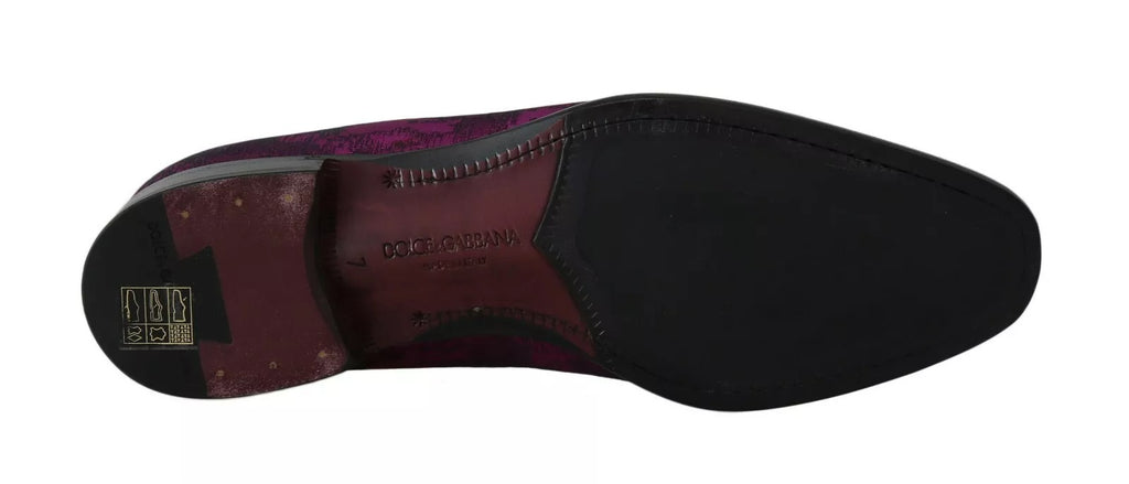 Dolce & Gabbana Purple Slip On Loafers for Men additional view