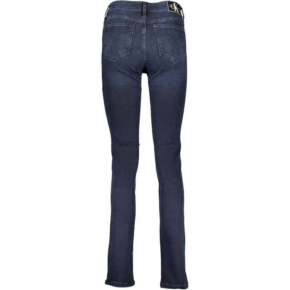 Calvin Klein Blue Slim Fit Jeans for Women alternate view