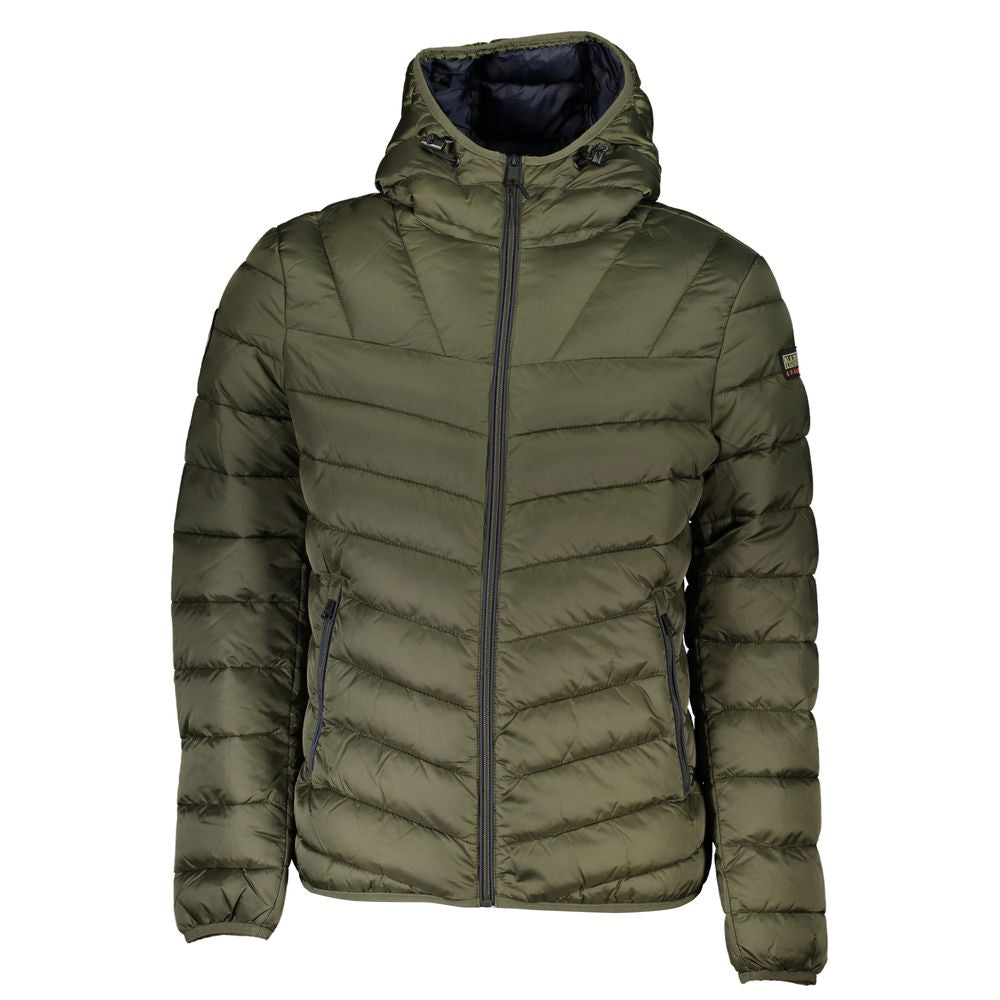 Napapijri Green Full Length Jacket for Men