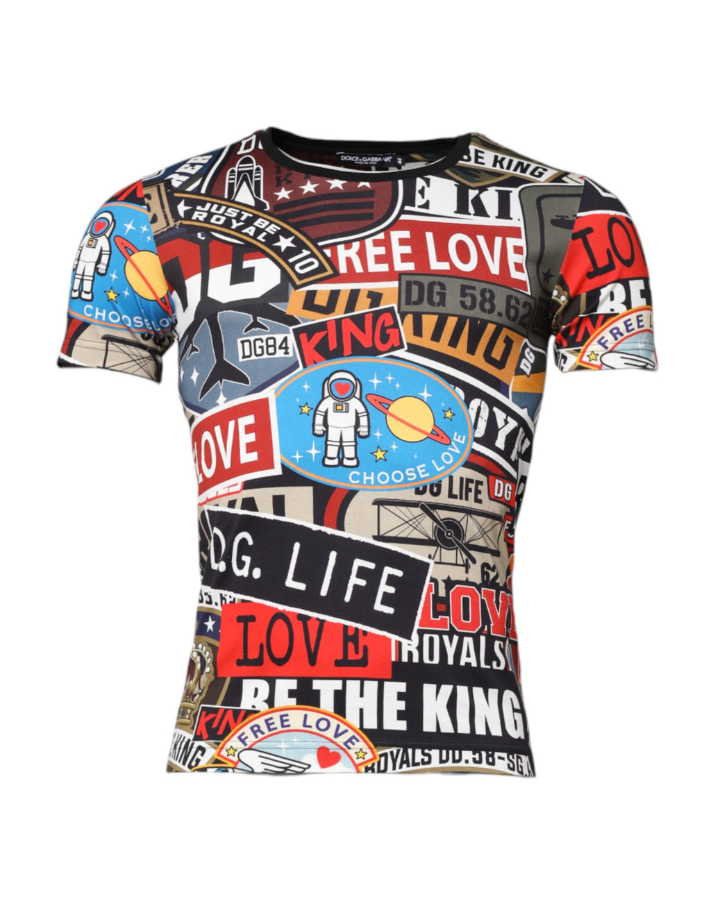 Dolce & Gabbana Multicolor T-Shirt for Men