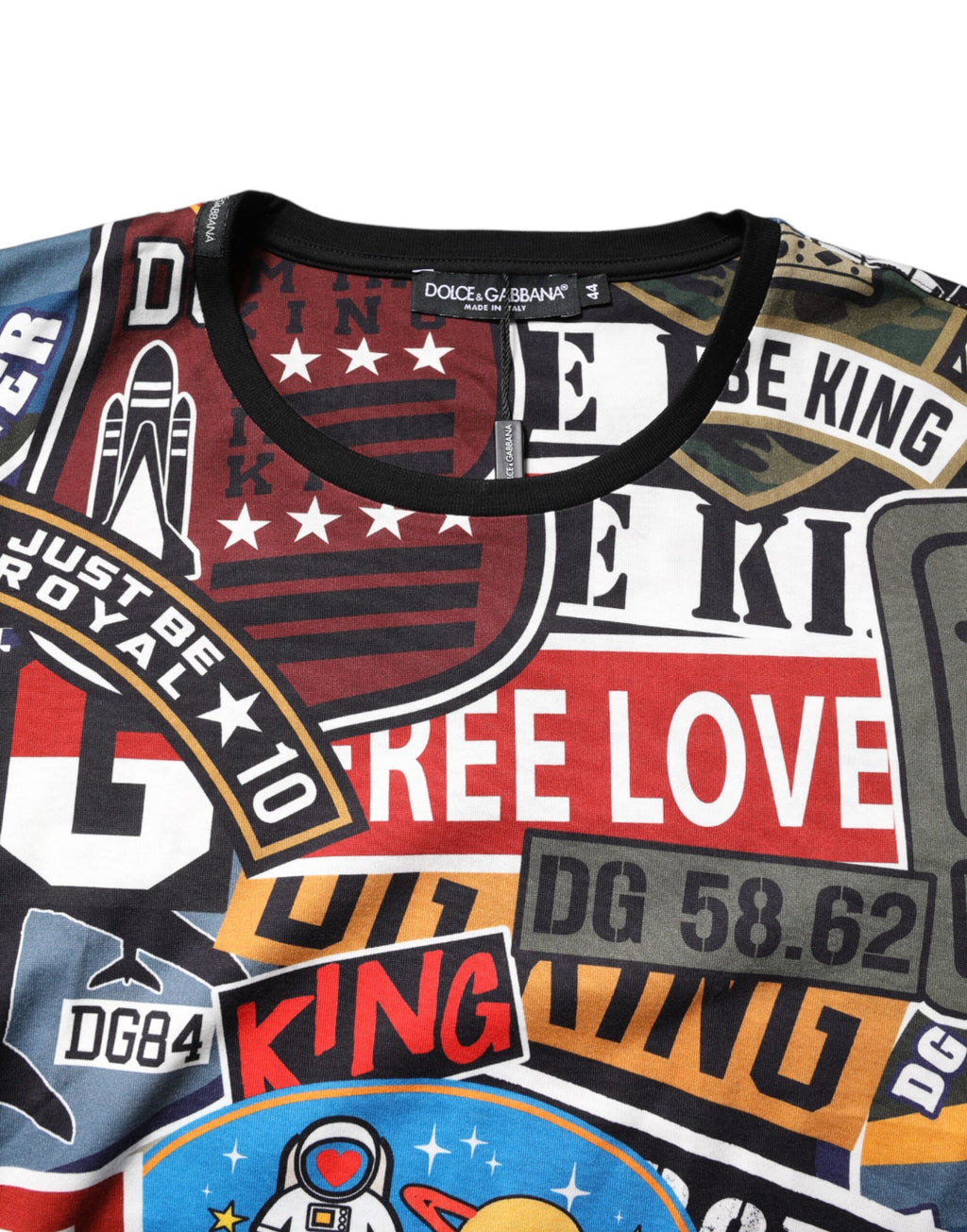 Dolce & Gabbana Multicolor T-Shirt for Men additional view