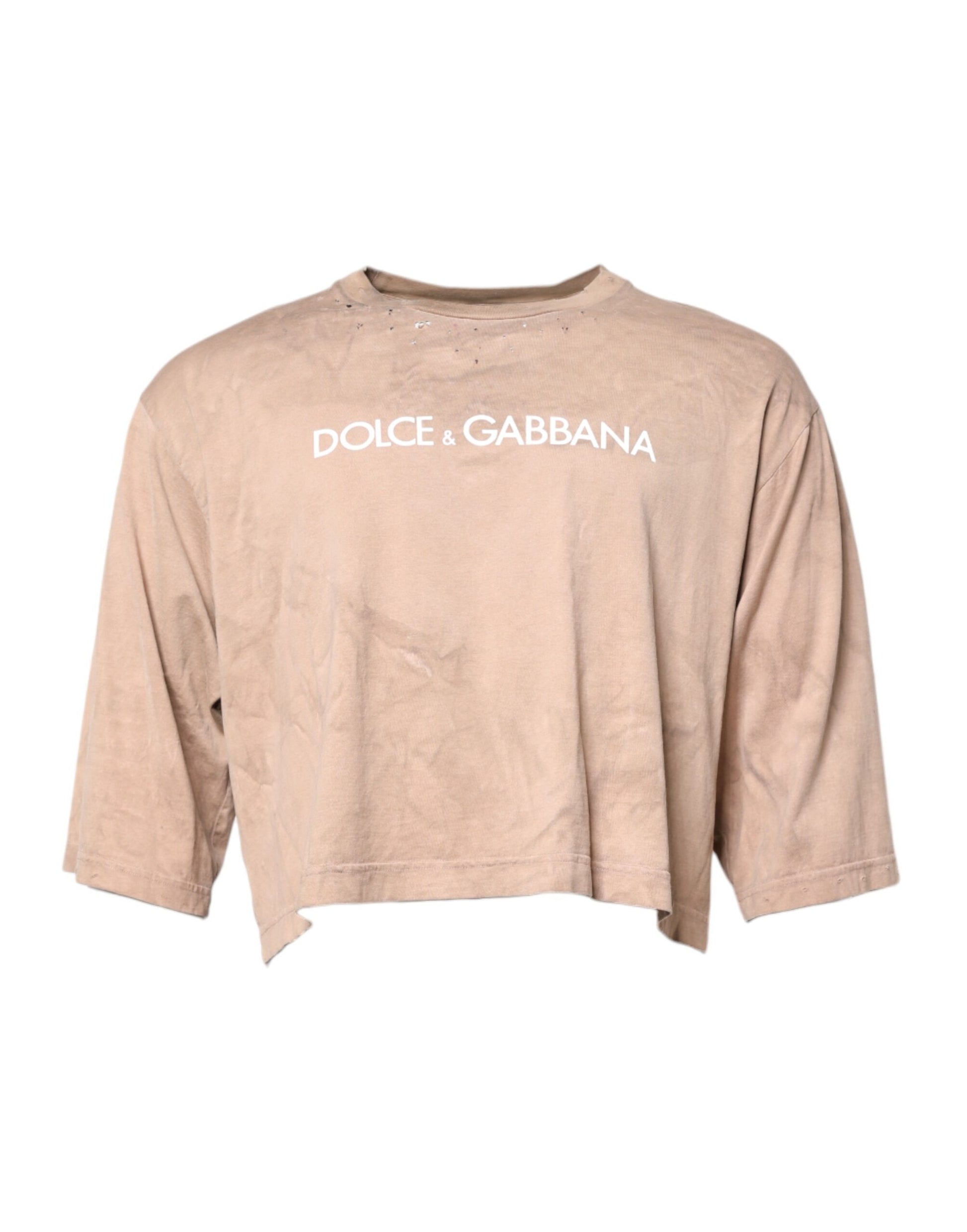 Dolce & Gabbana Beige T-Shirt for Men alternate view