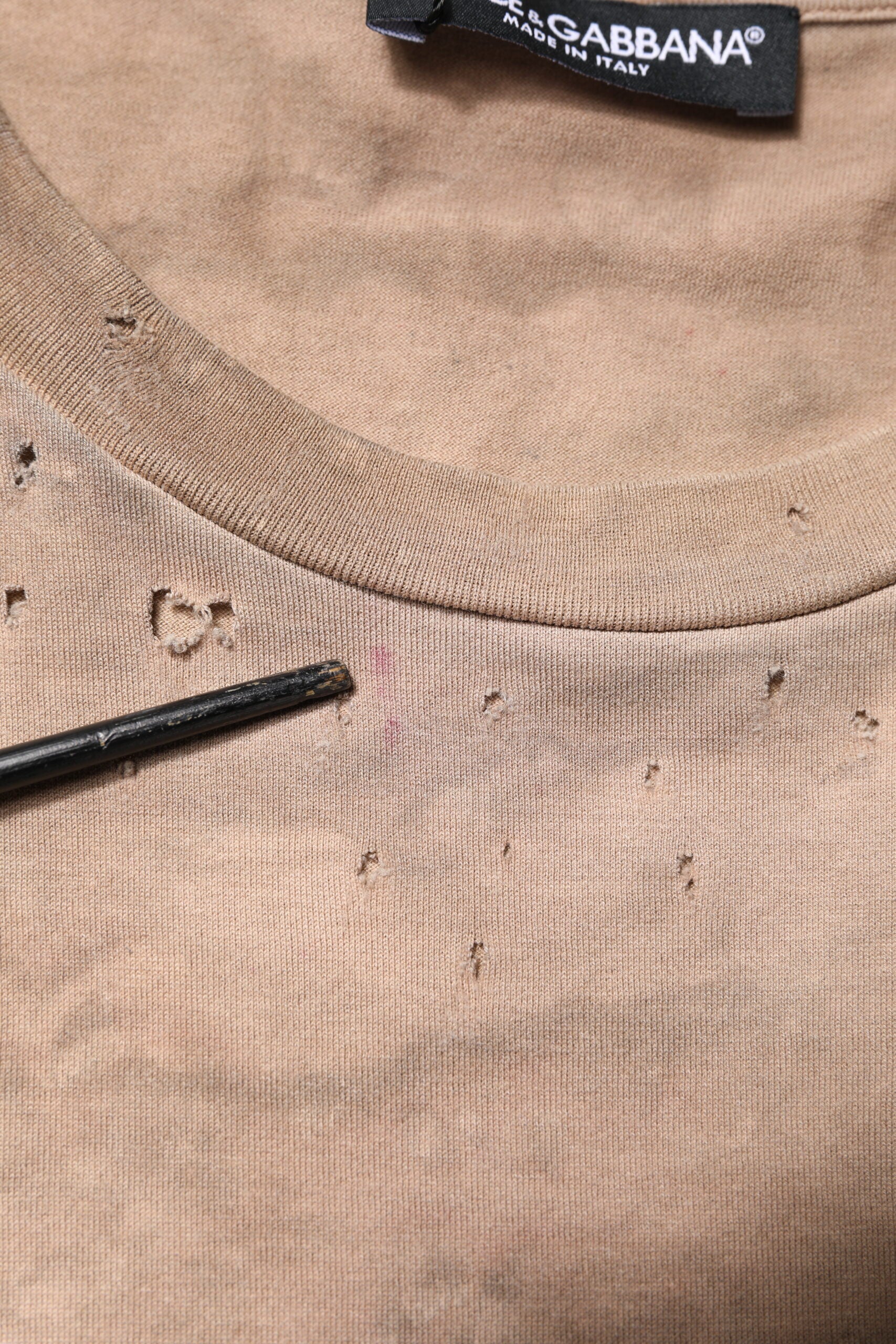 Dolce & Gabbana Beige T-Shirt for Men additional view