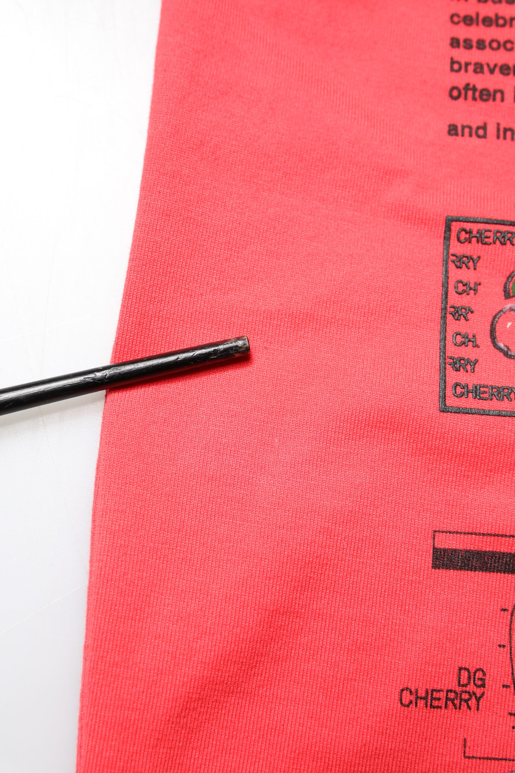 T-shirt Dolce & Gabbana en coton rouge à imprimé lettres et col rond