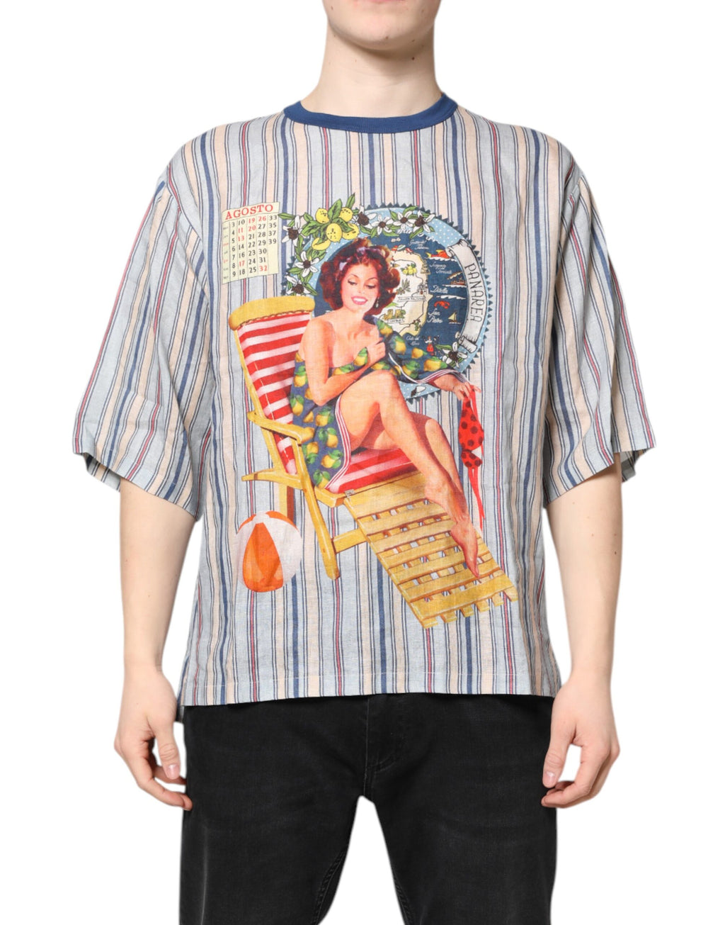 Dolce & Gabbana Multicolor T-Shirt for Men alternate view